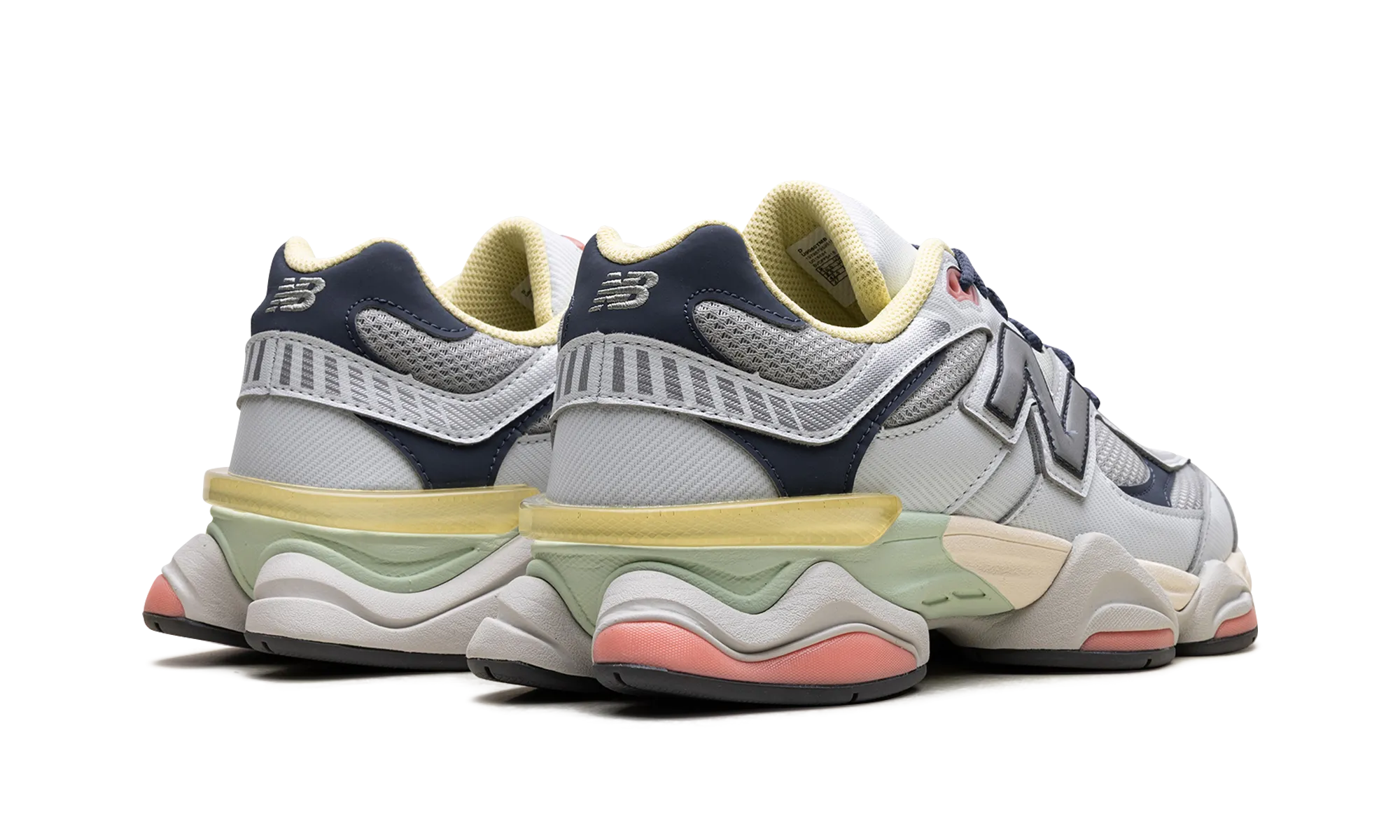 9060 "Grey Yellow Navy" new balance mens comfort shoes