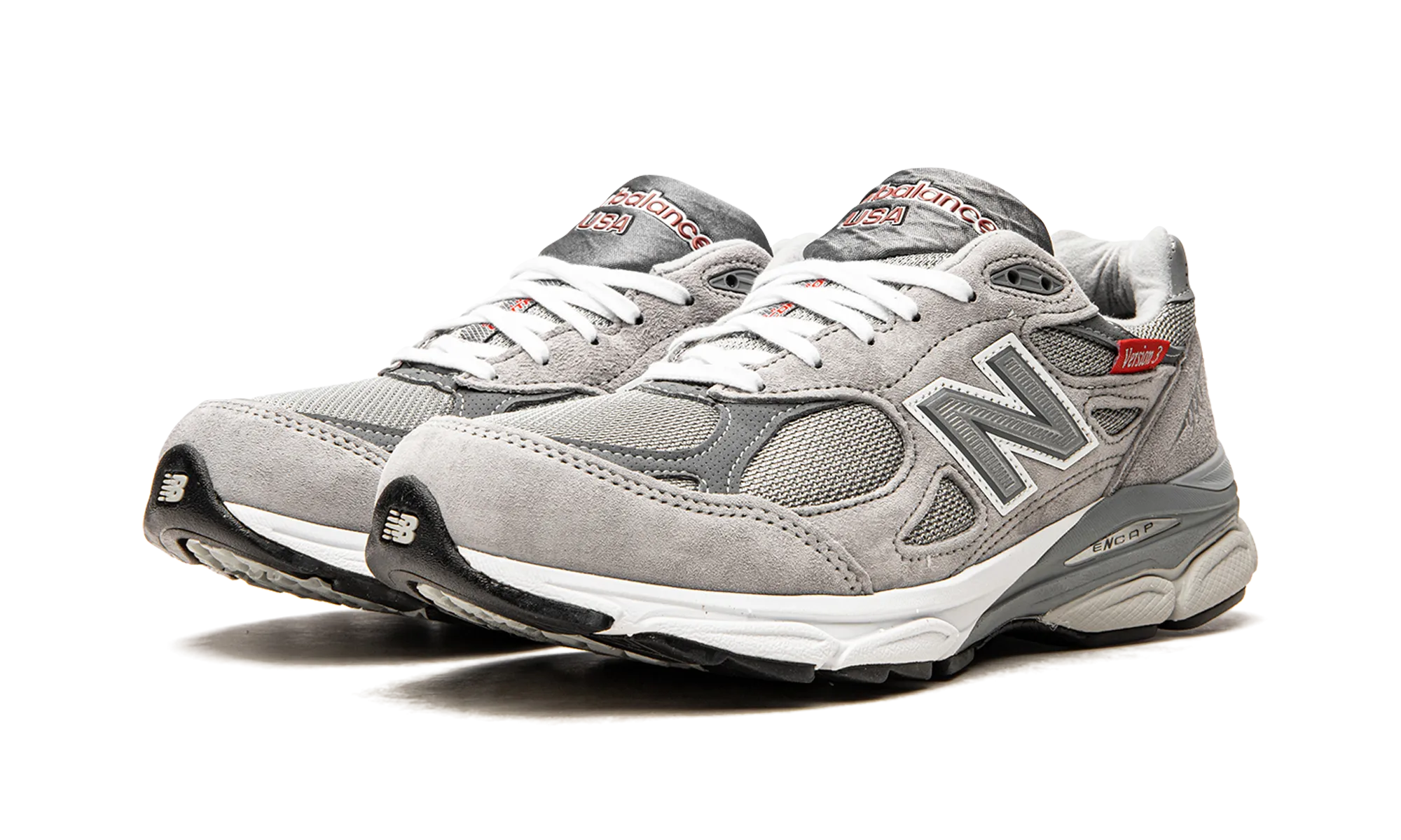 990 v3 Made in USA "Grey" new balance mesh athletic shoes