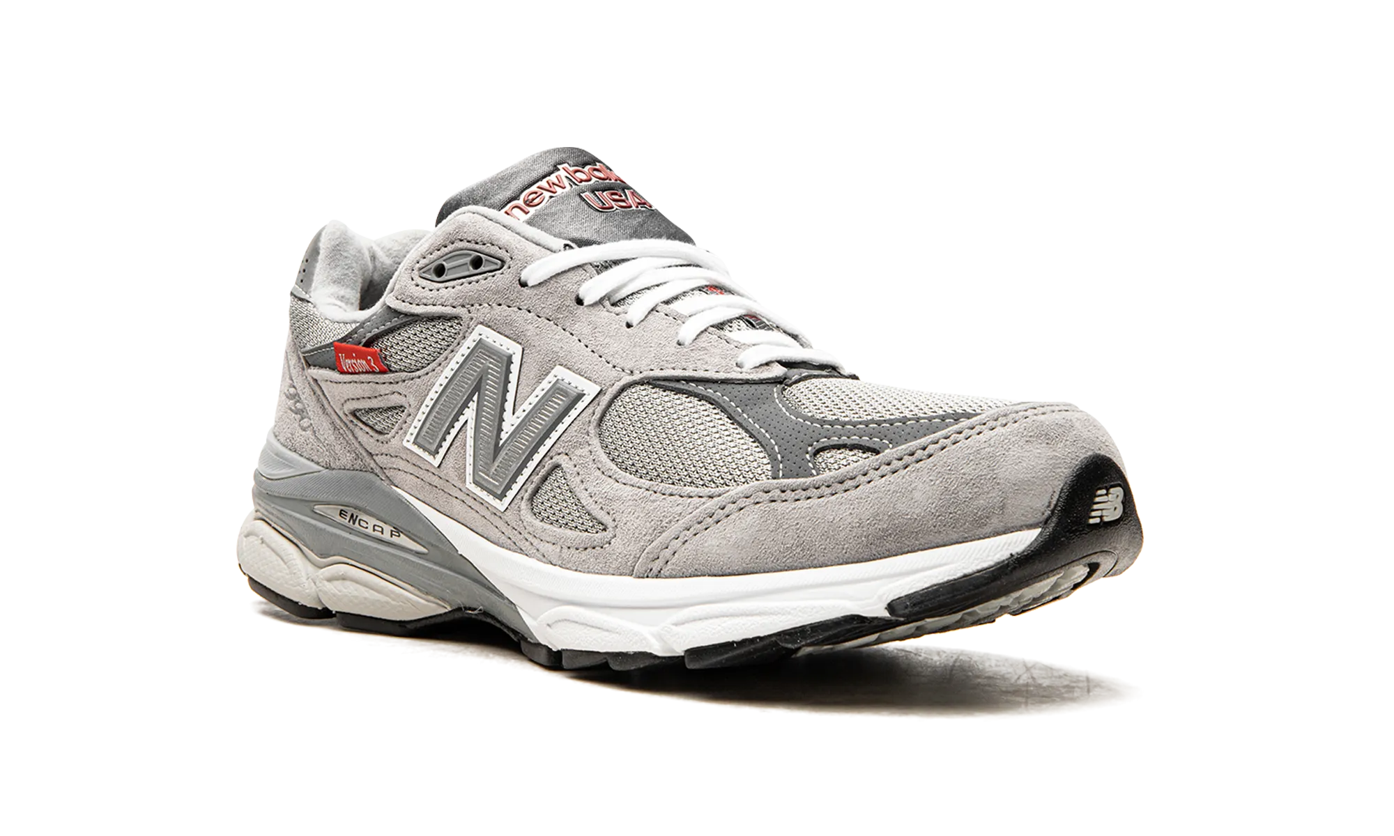 990 v3 Made in USA "Grey" new balance mesh athletic shoes