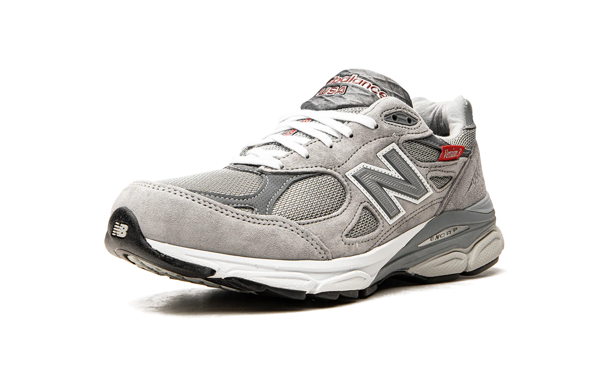 990 v3 Made in USA "Grey" new balance mesh athletic shoes