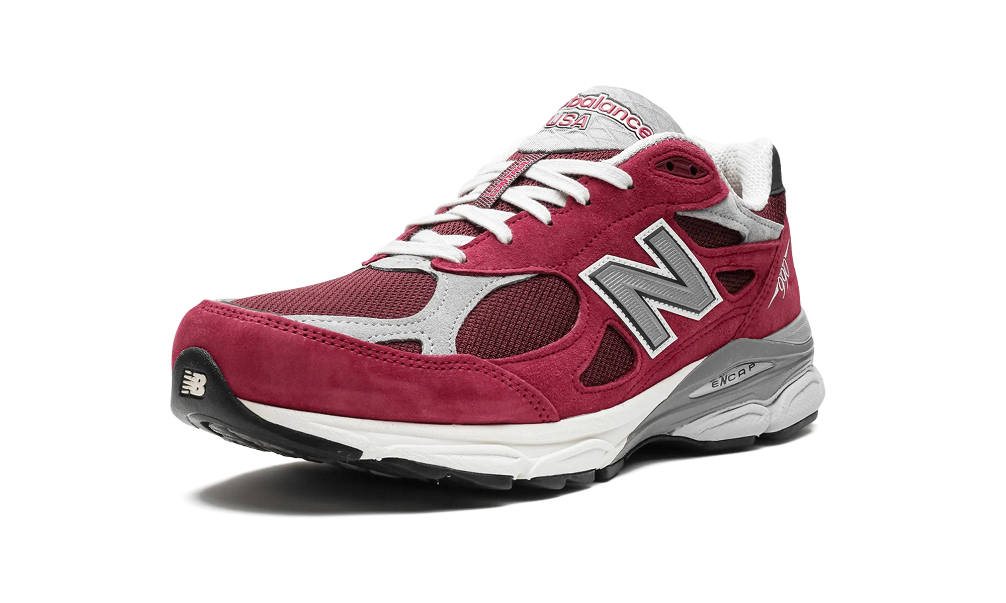 990 V3 Made in USA "Scarlet" new balance mens comfort shoes