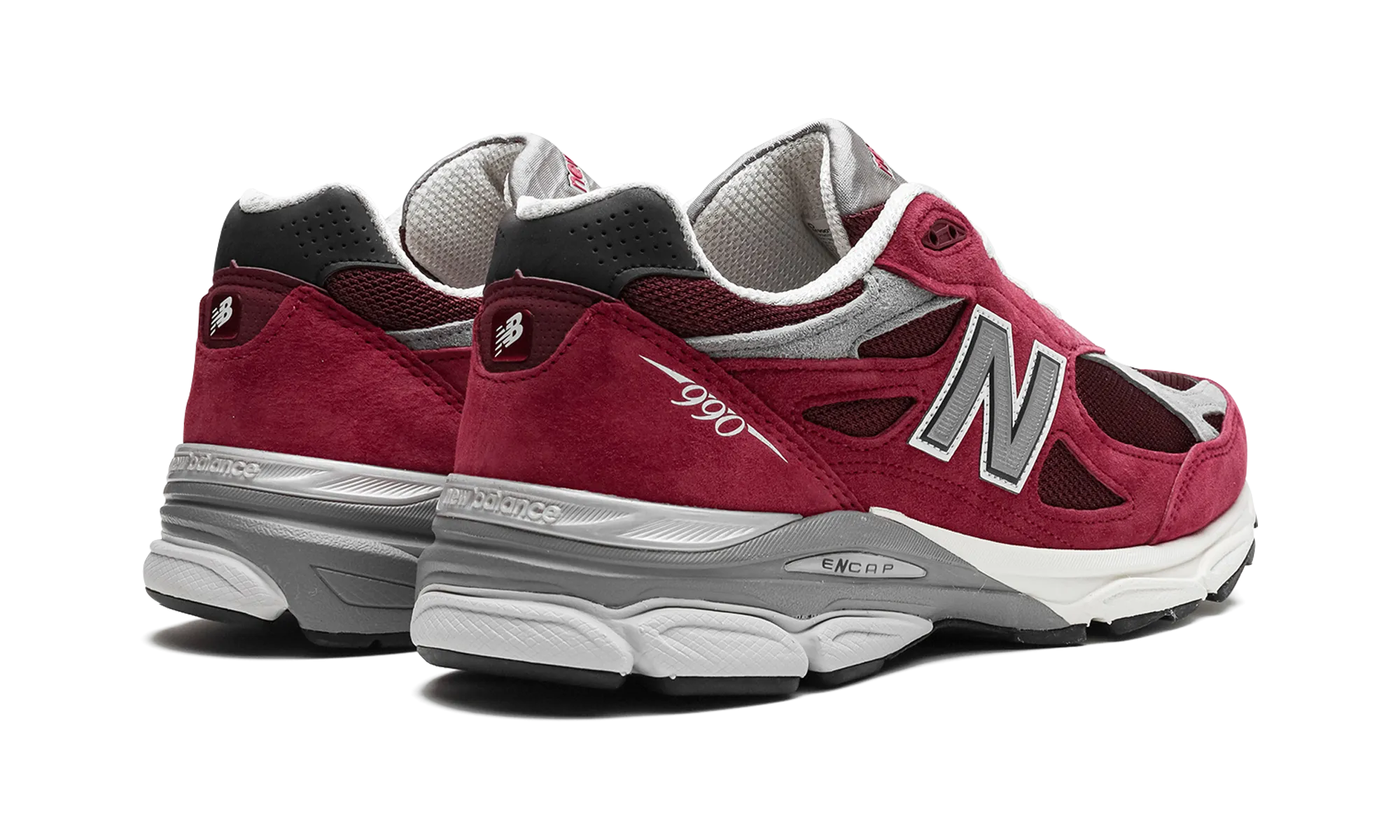 990 V3 Made in USA "Scarlet" new balance mens comfort shoes