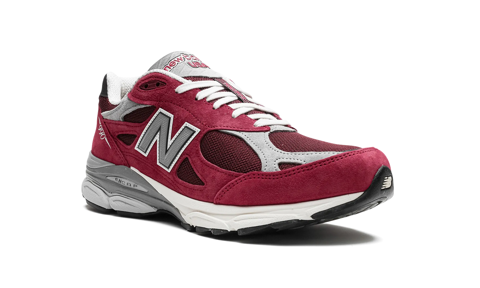 990 V3 Made in USA "Scarlet" new balance mens comfort shoes