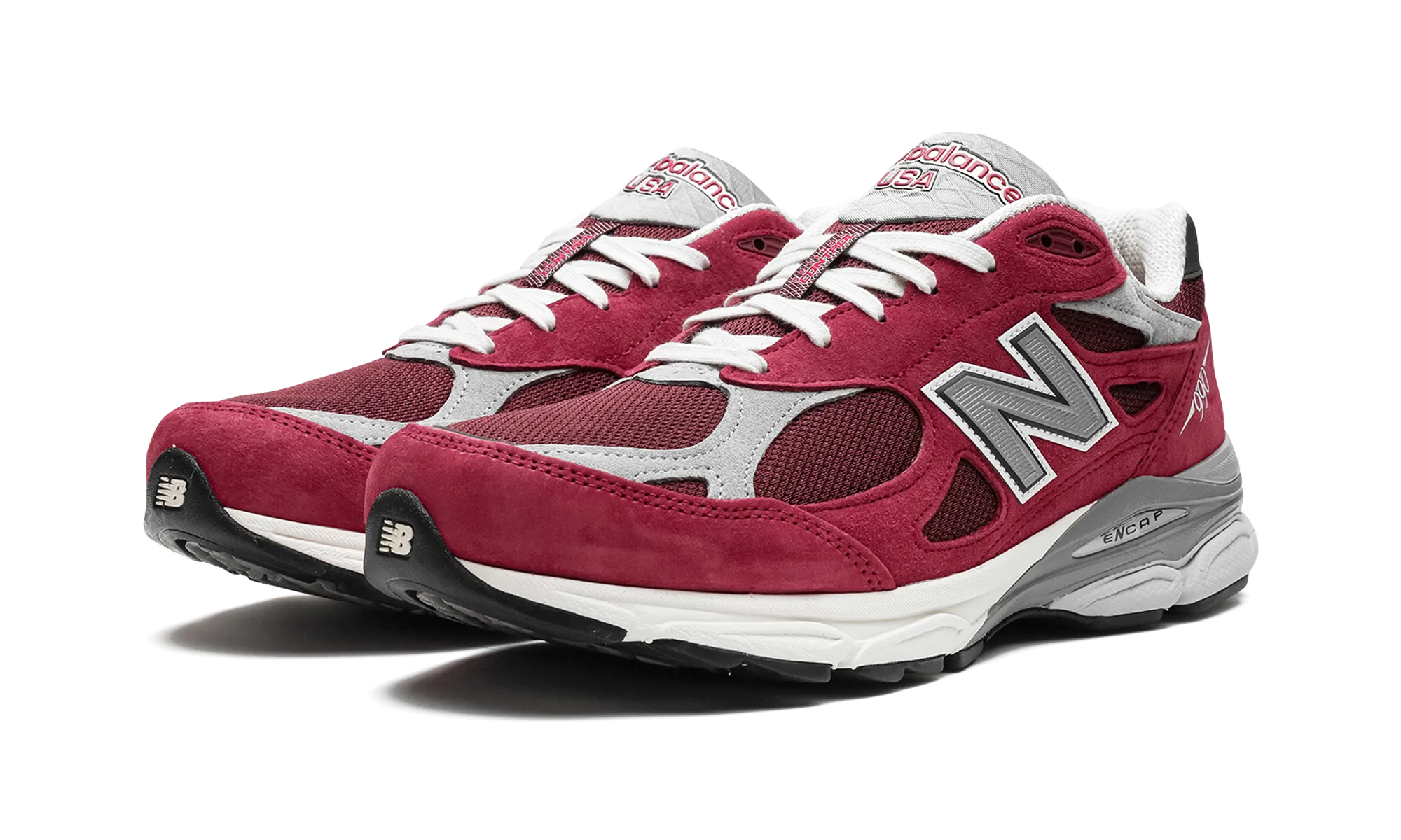 990 V3 Made in USA "Scarlet" new balance mens comfort shoes