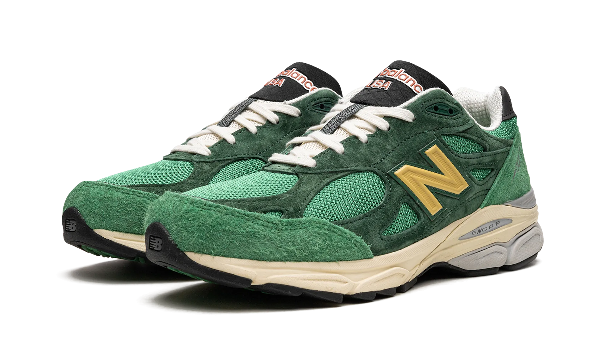 990 V3 "Made In USA - Green/Yellow" new balance mens comfort shoes