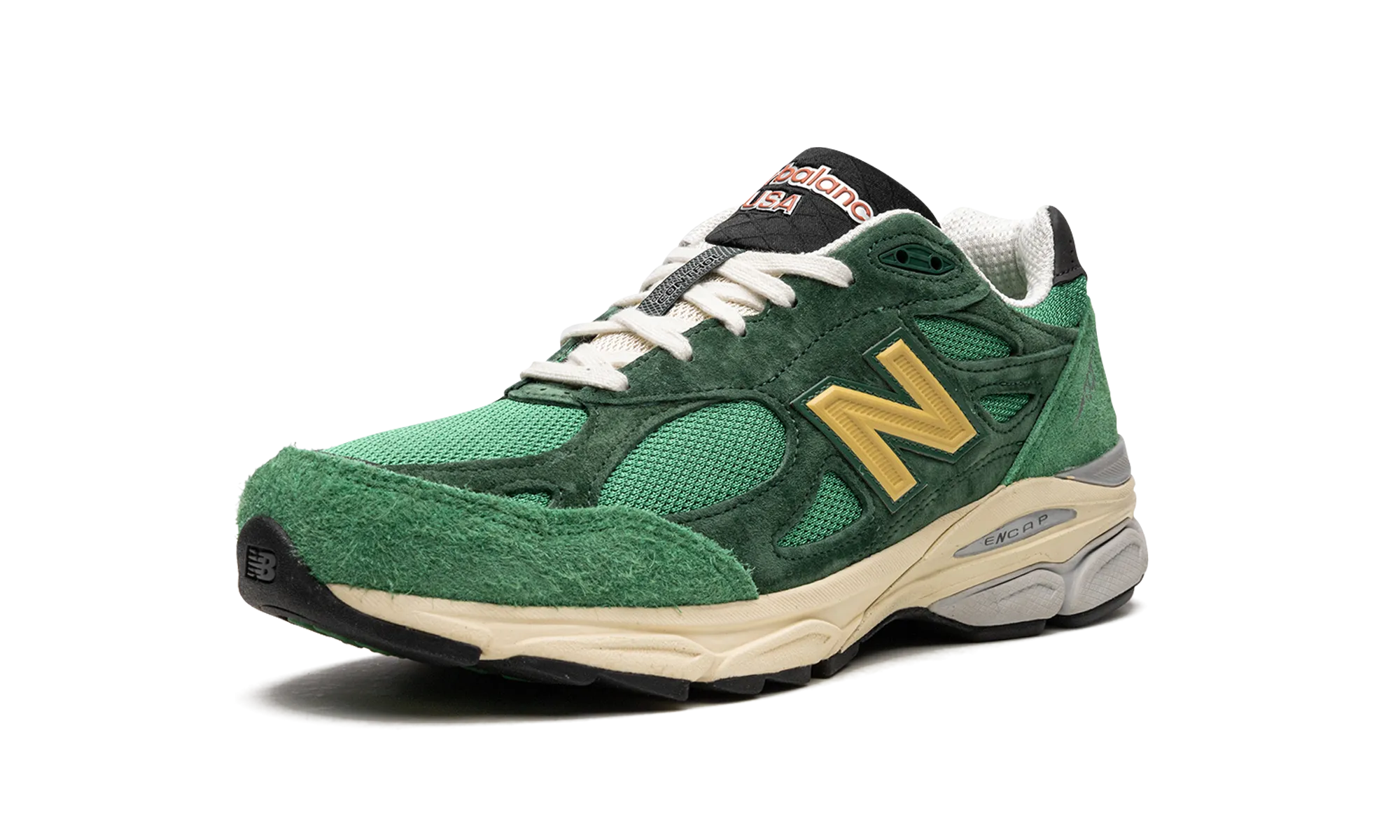 990 V3 "Made In USA - Green/Yellow" new balance mens comfort shoes