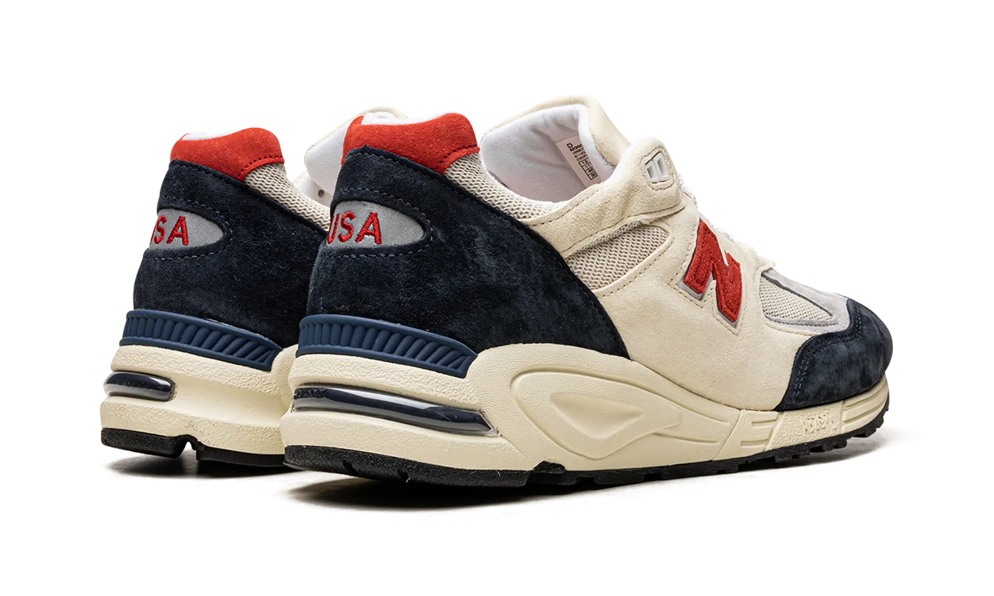 990v2 "Teddy Santis - Navy/Red" new balance mens casual sneakers