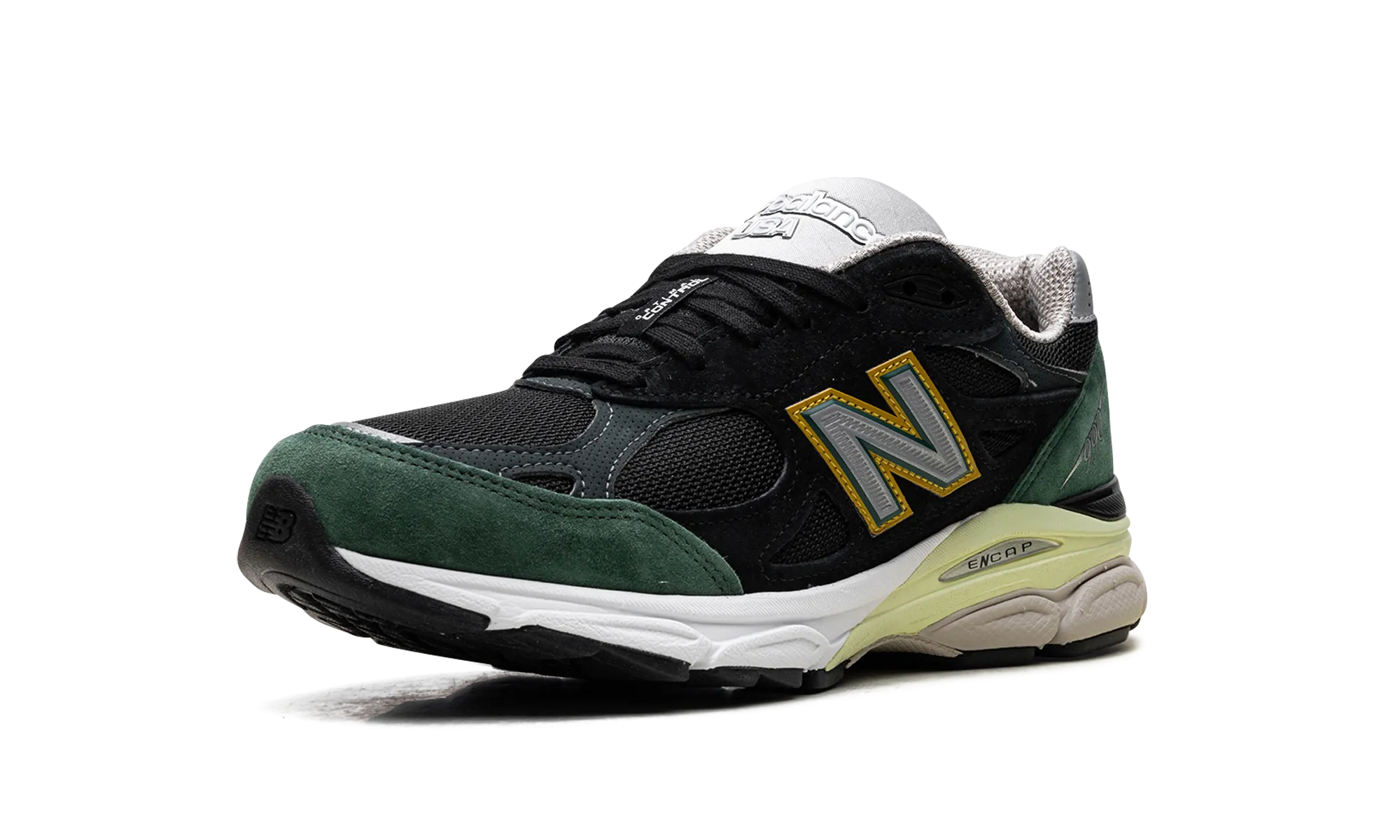 990v3 "Black / Green" new balance mens runners