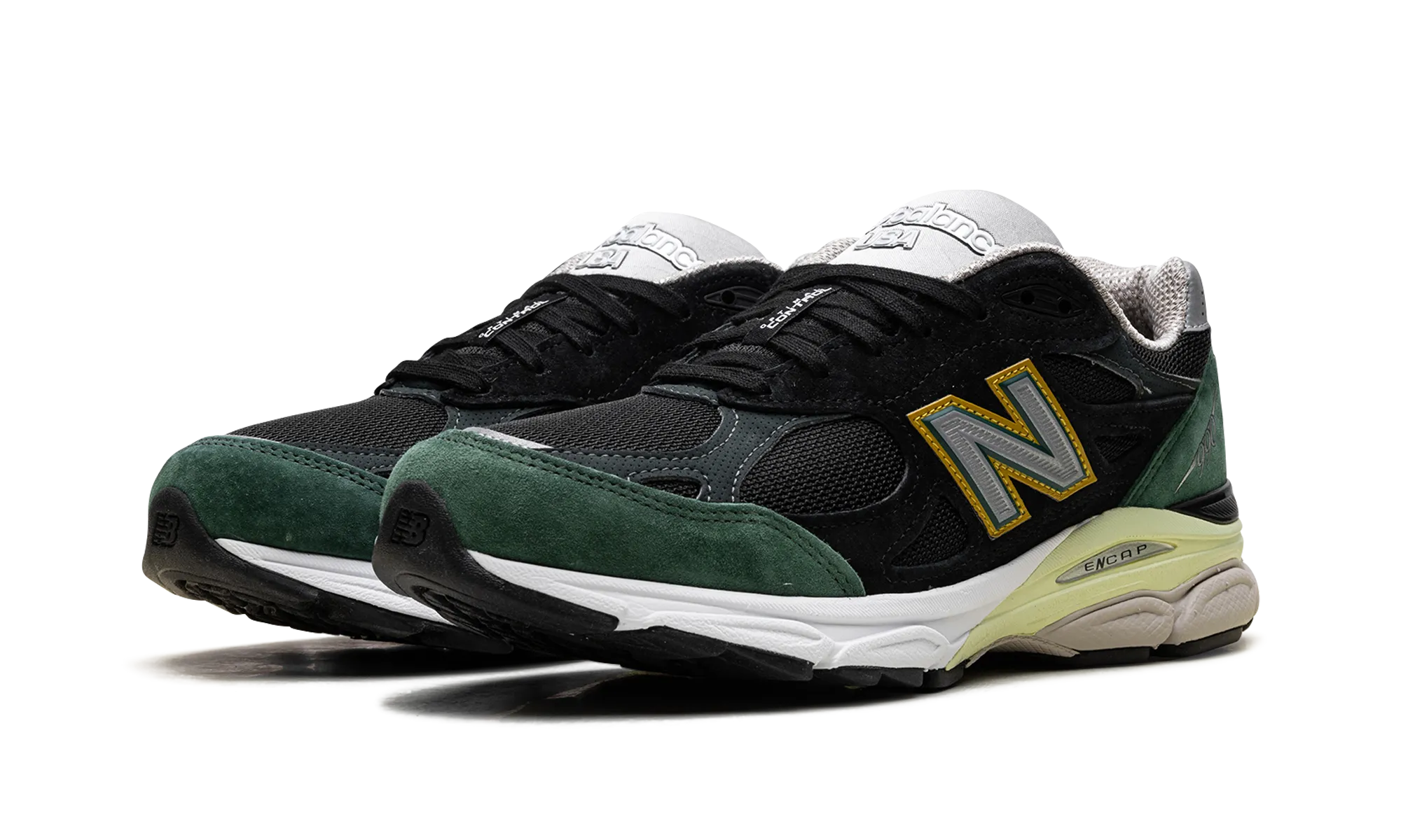 990v3 "Black / Green" new balance mens runners