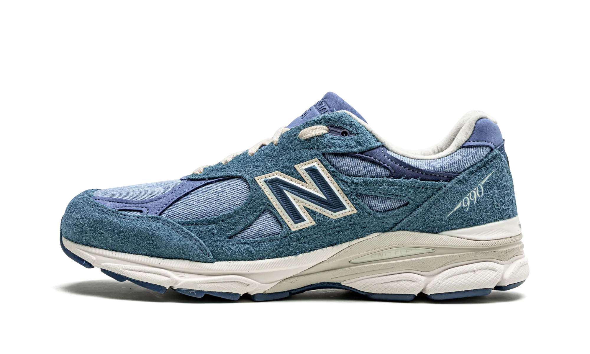 990V3 "Levi's - Blue Denim" new balance mesh athletic shoes