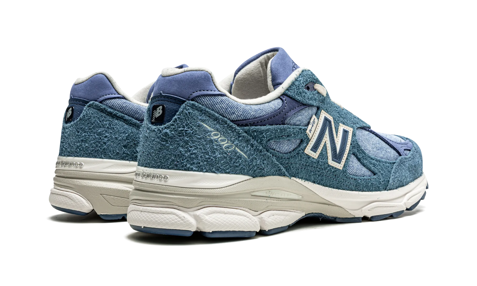 990V3 "Levi's - Blue Denim" new balance mesh athletic shoes