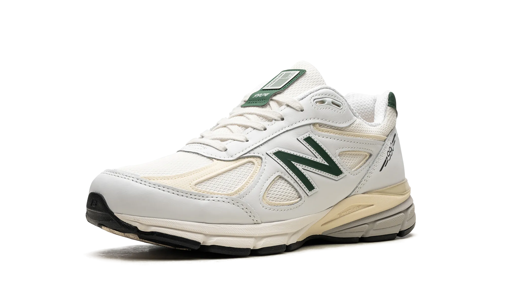 990V4 "Made in the USA - White / Green" new balance mens runners