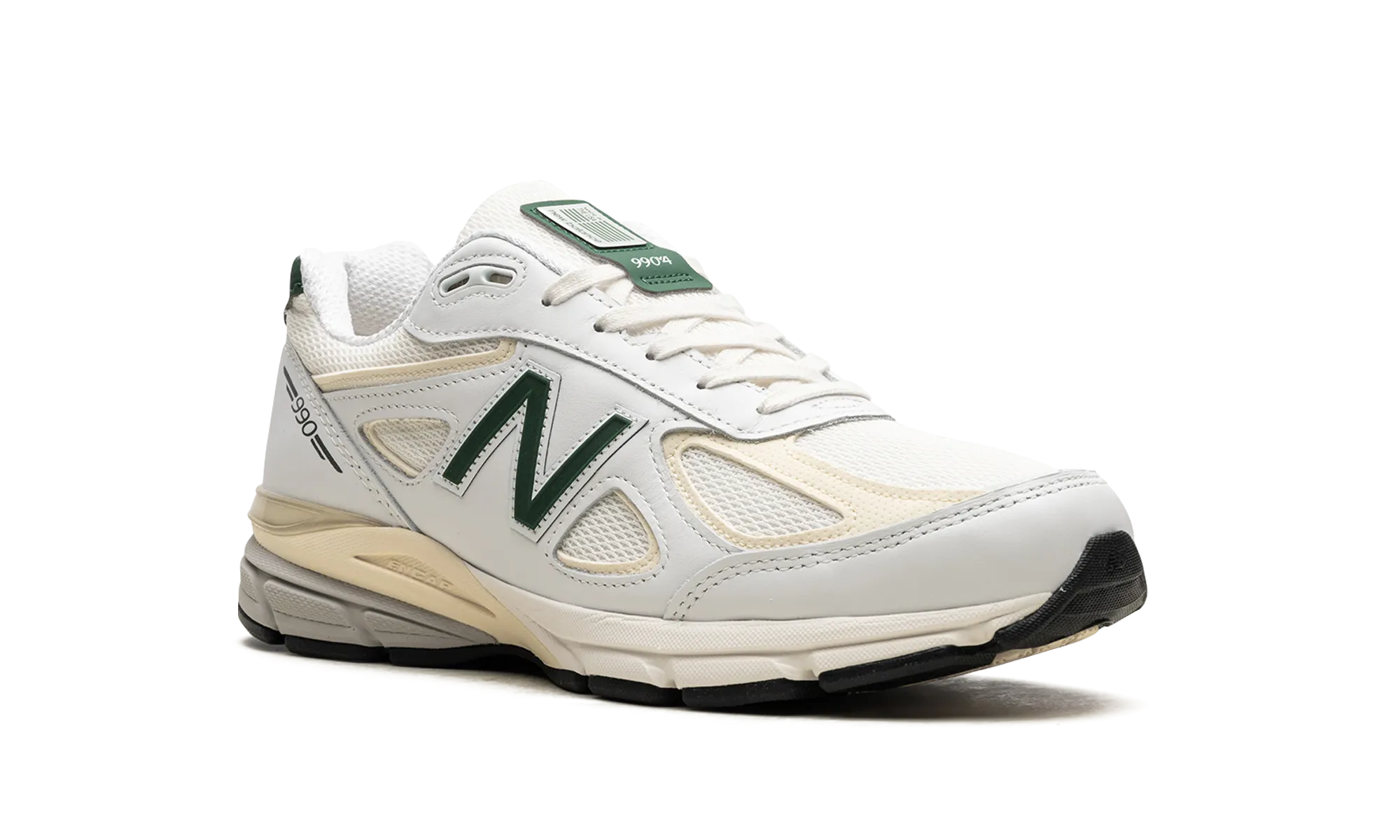 990V4 "Made in the USA - White / Green" new balance mens runners