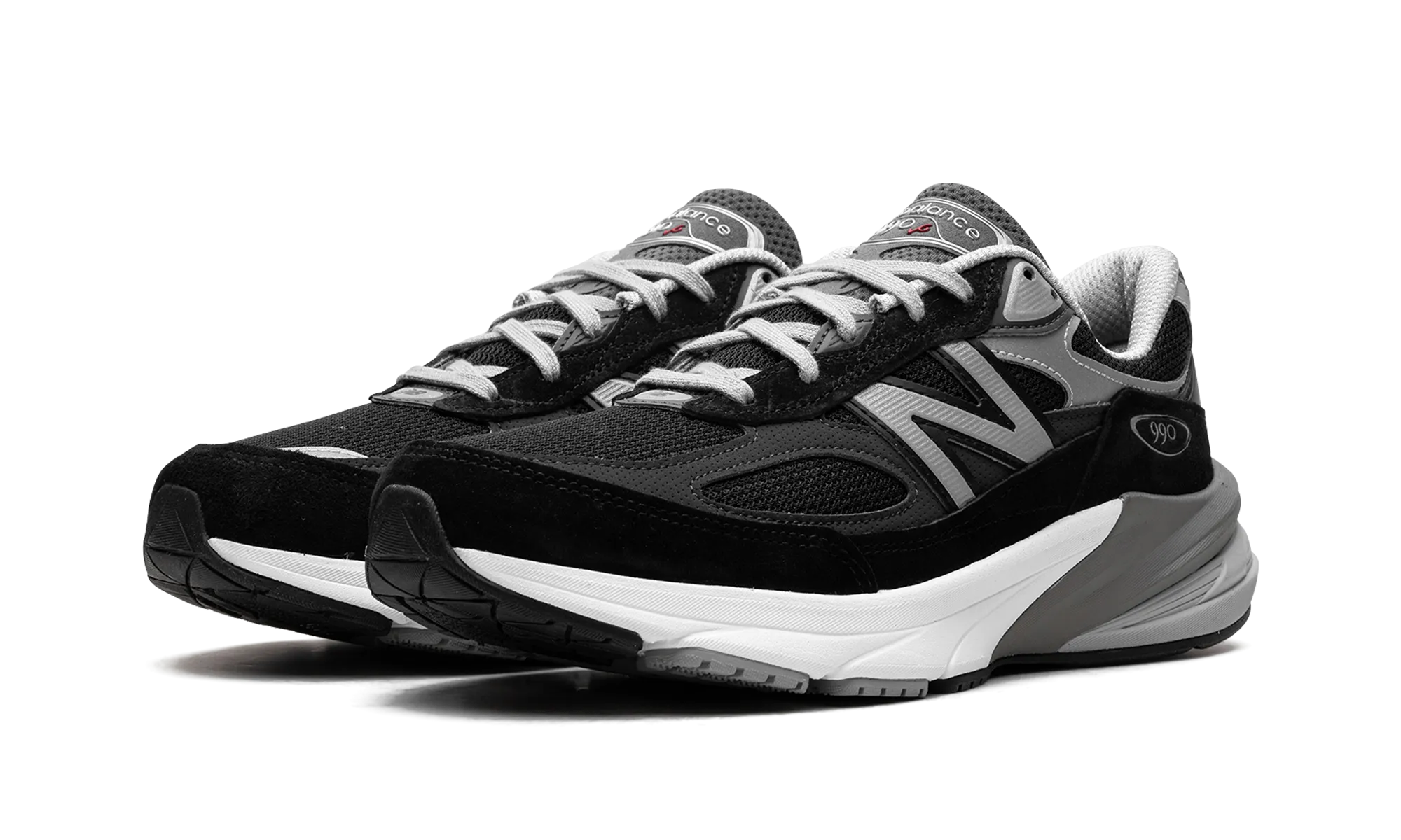 990v6 "Black / Silver" new balance mens comfort shoes
