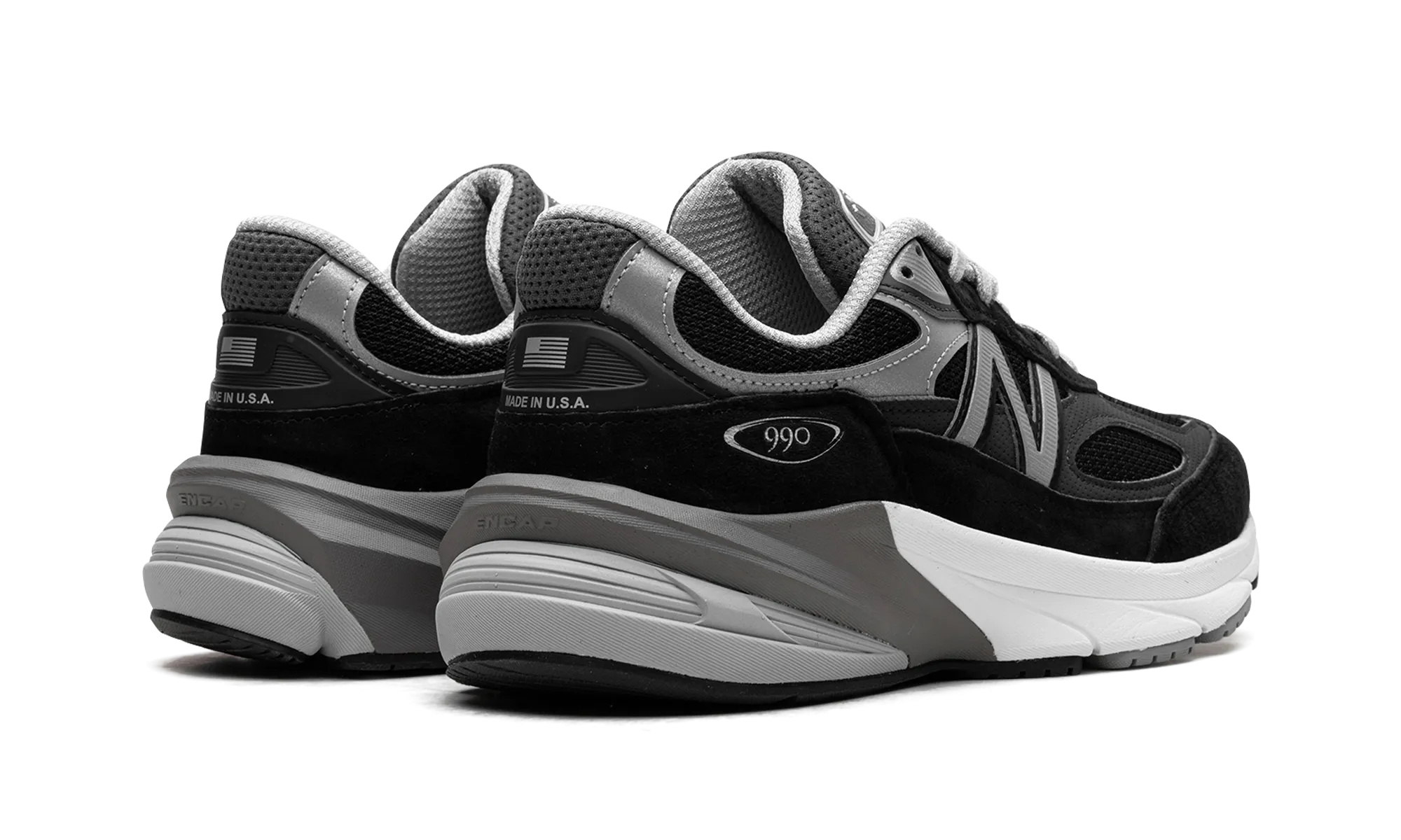 990v6 "Black / Silver" new balance mens comfort shoes