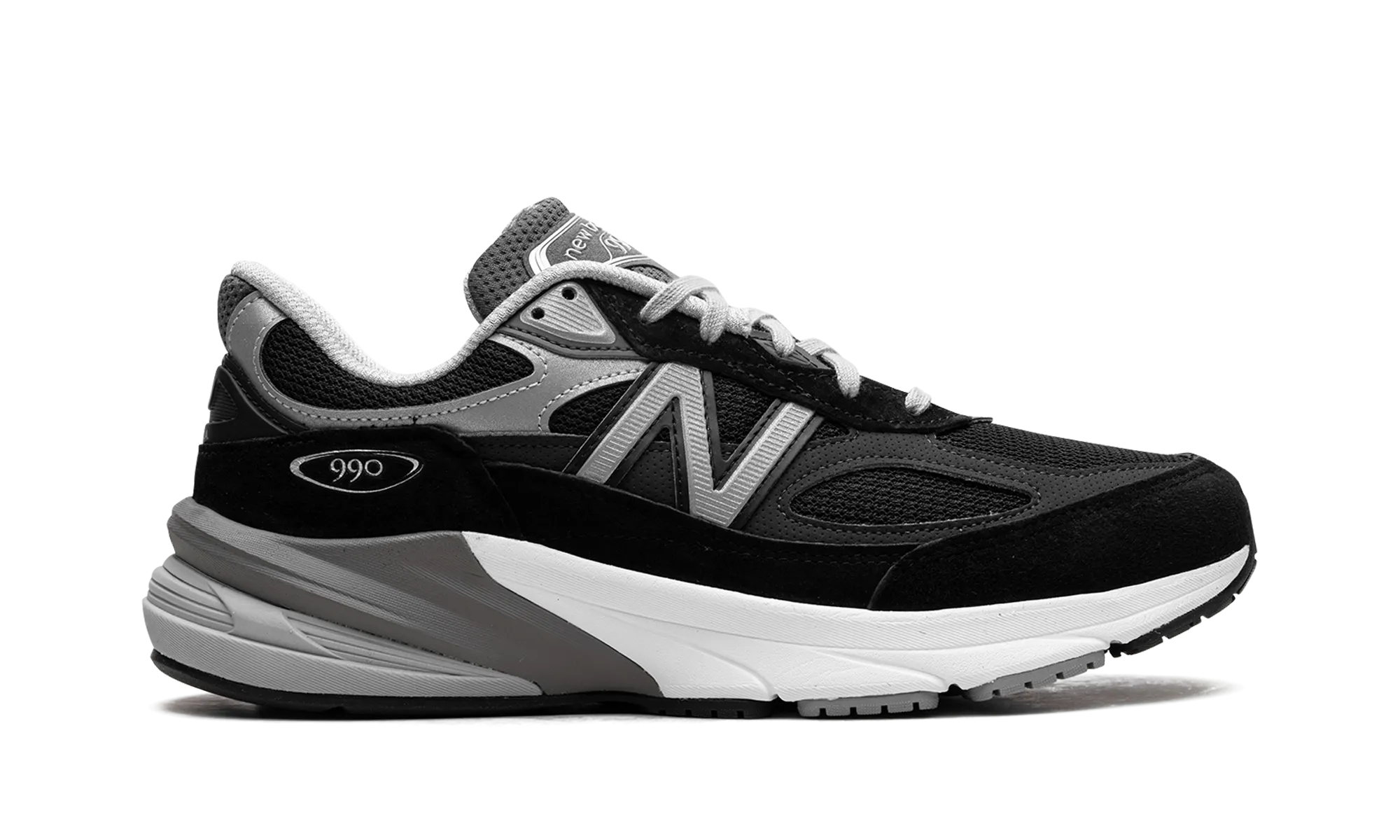 990v6 "Black / Silver" new balance mens comfort shoes