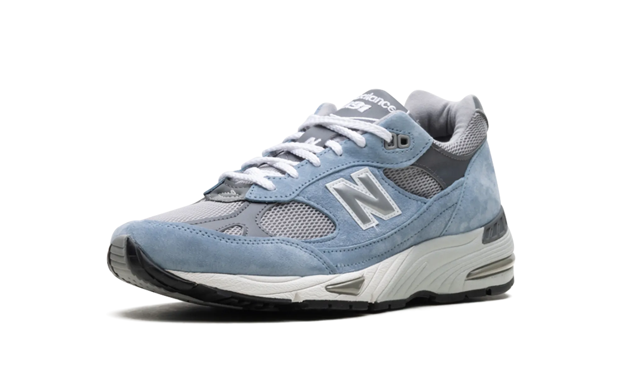 991 "MiUK Dusty Blue Alloy Smoked Pearl" new balance mens comfort shoes
