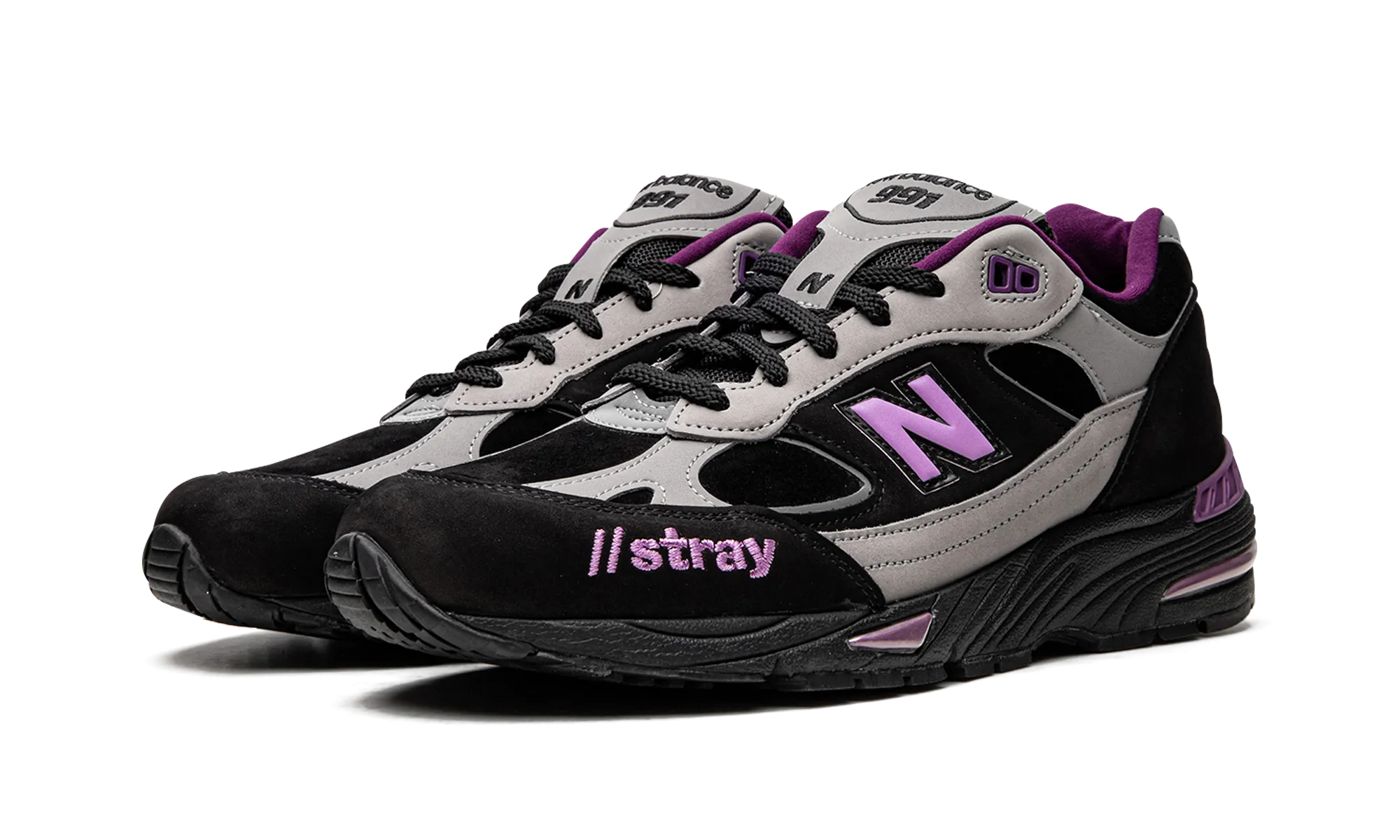 991 "Stray Rats Black" new balance mens runners