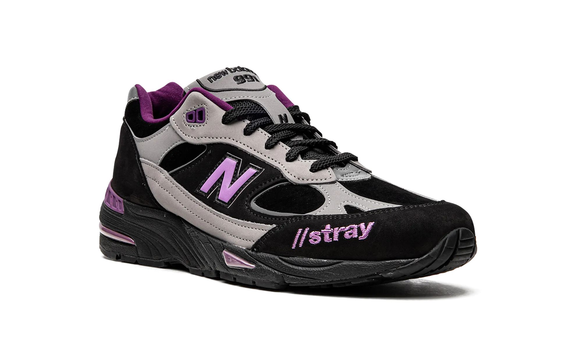 991 "Stray Rats Black" new balance mens runners