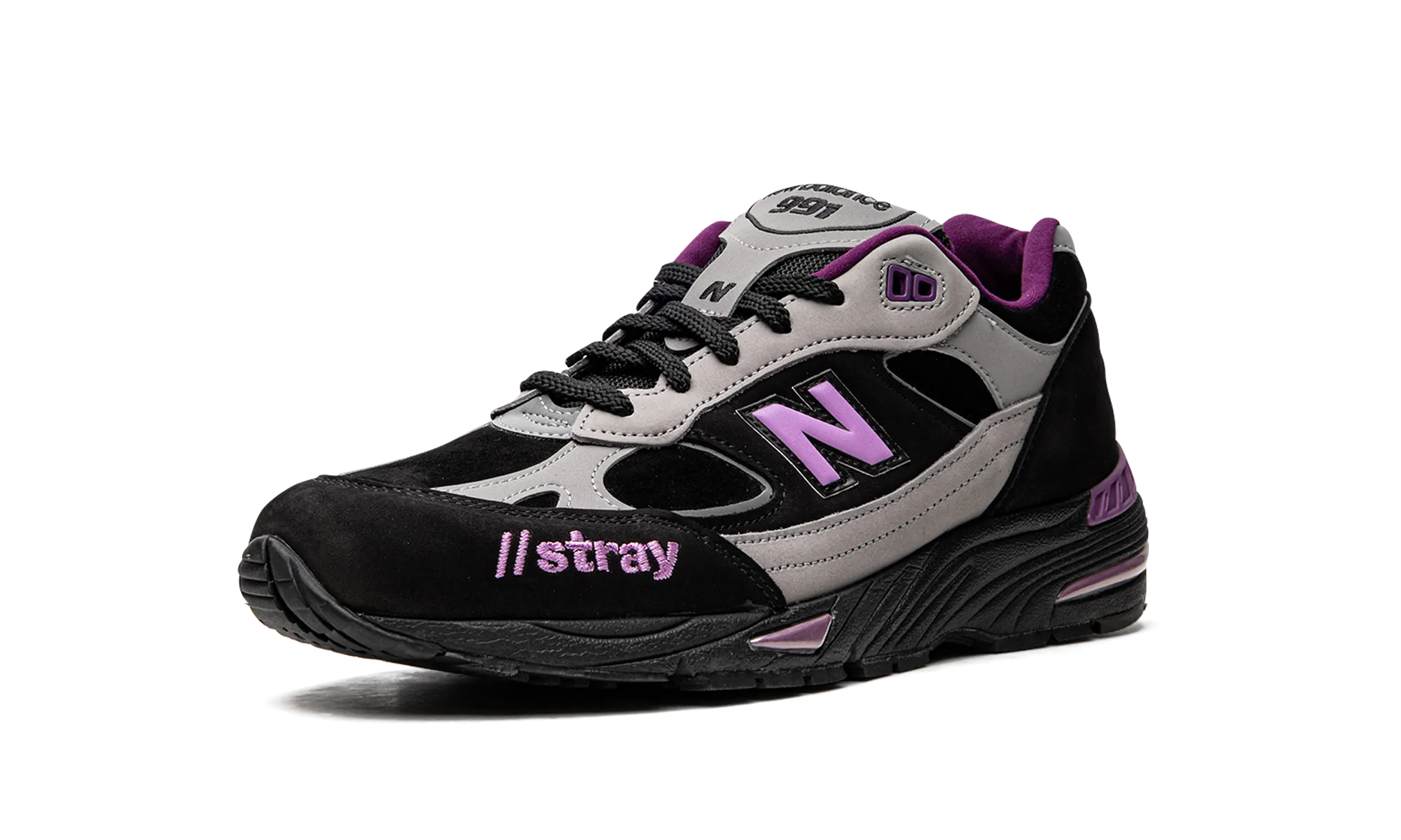 991 "Stray Rats Black" new balance mens runners