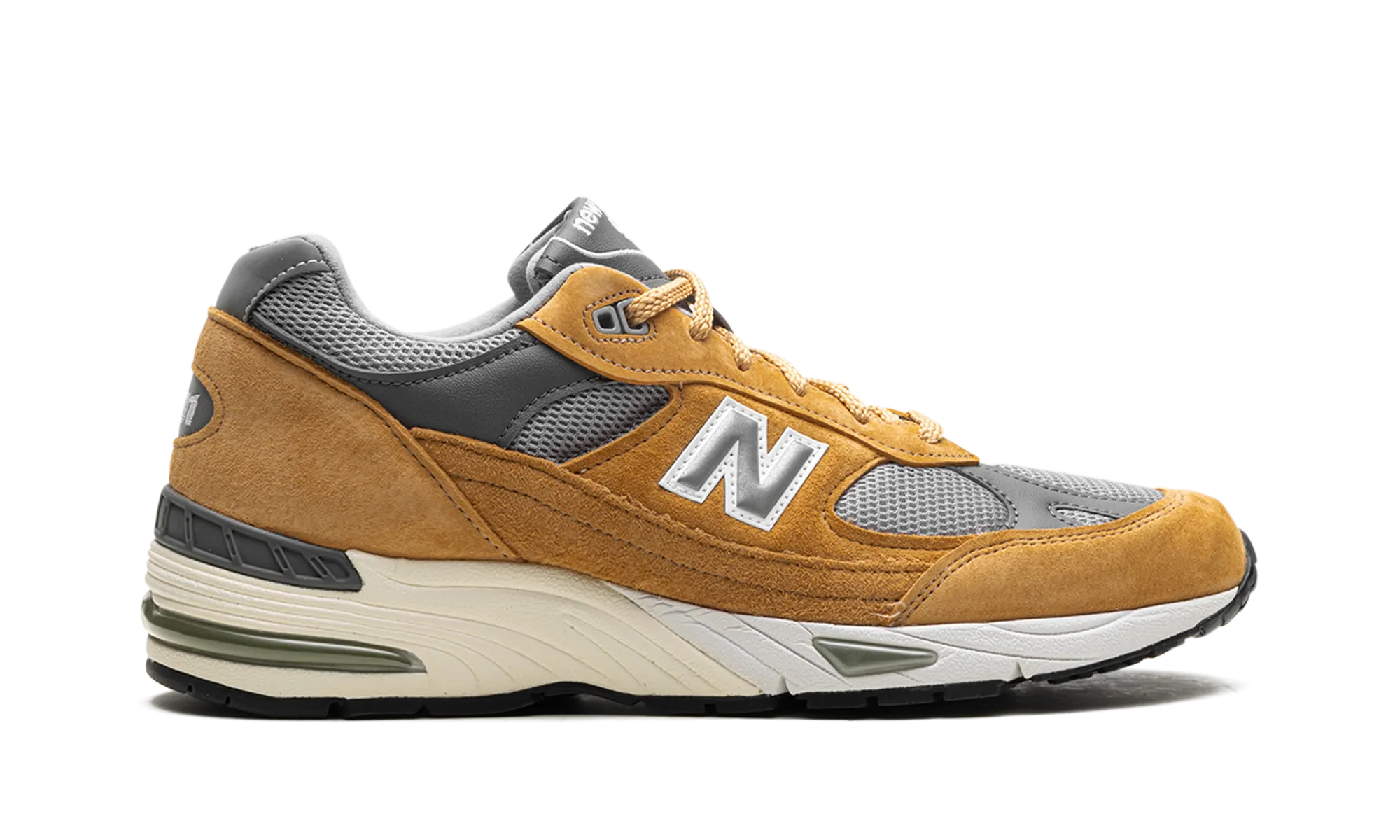 991 "Tan Grey" new balance mesh athletic shoes