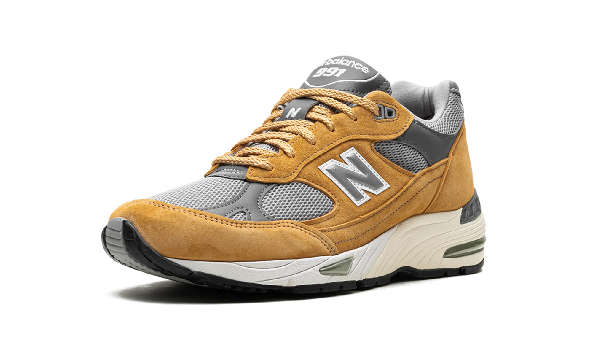 991 "Tan Grey" new balance mesh athletic shoes