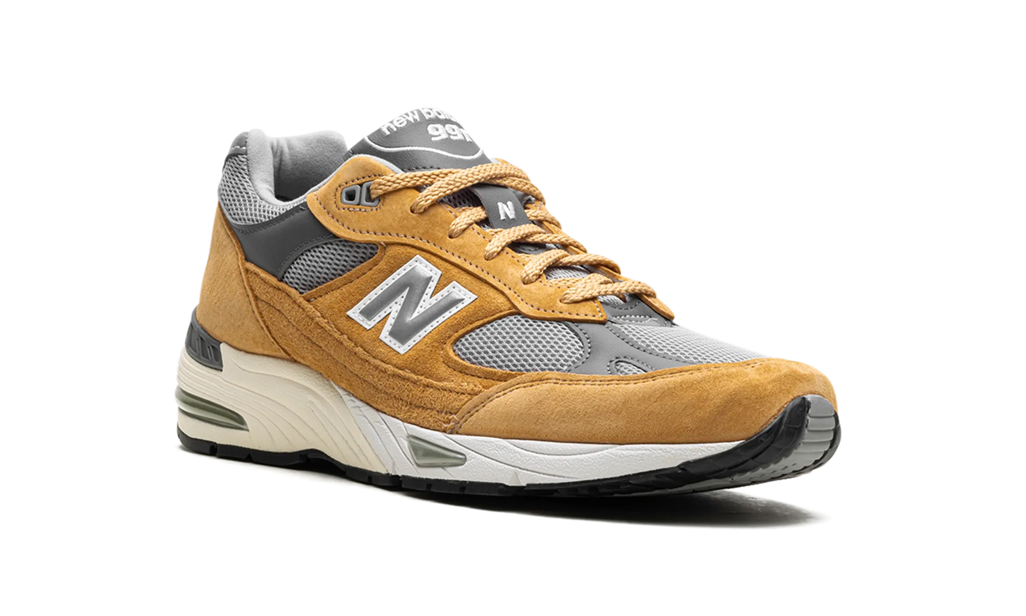 991 "Tan Grey" new balance mesh athletic shoes