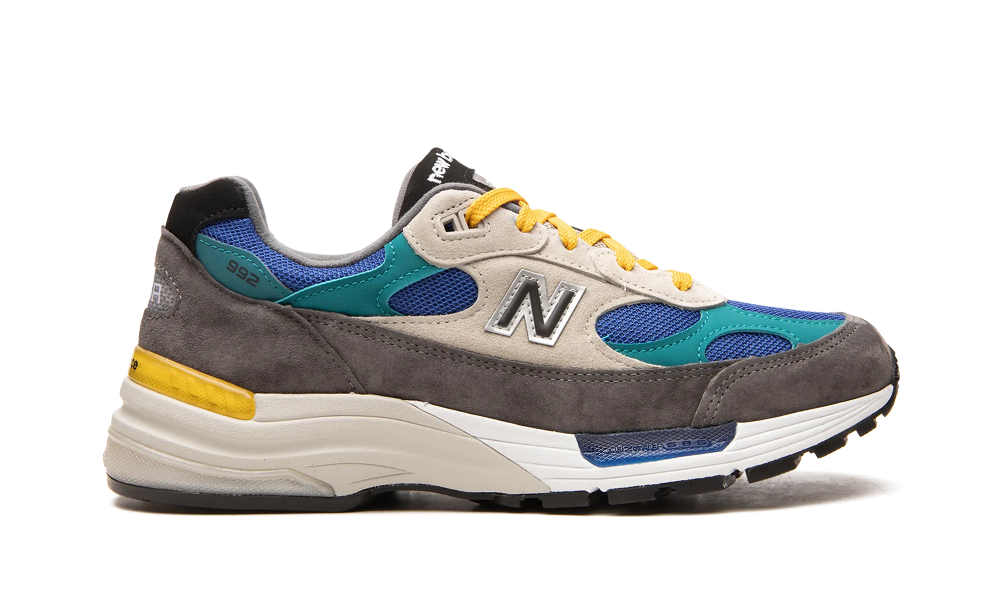992 "Grey / Blue / Teal / Yellow" new balance mens runners