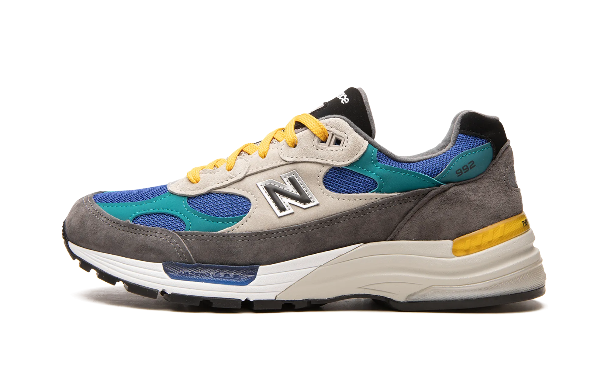 992 "Grey / Blue / Teal / Yellow" new balance mens runners