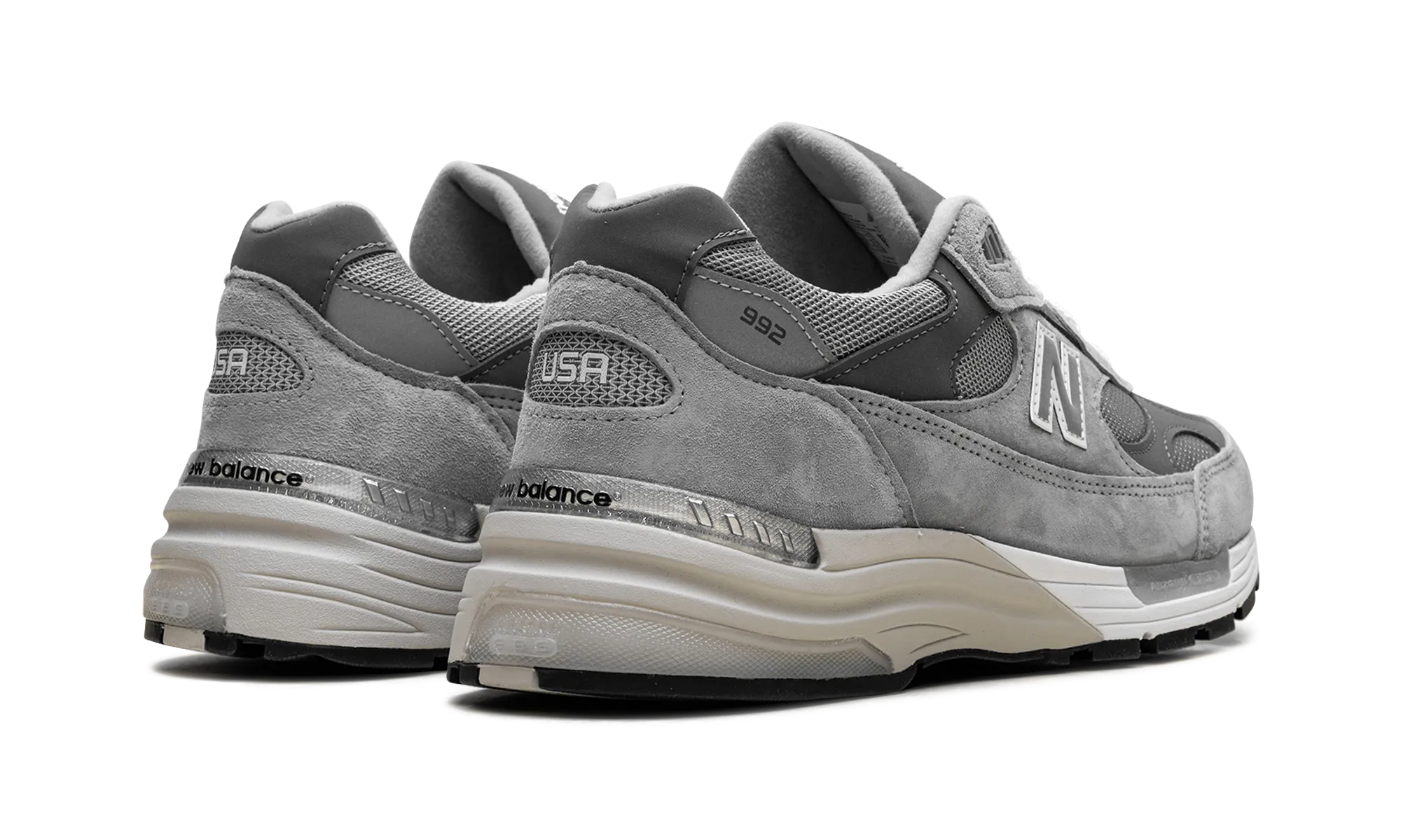 992 "Made in USA - Grey Silver Metallic" new balance mens comfort shoes