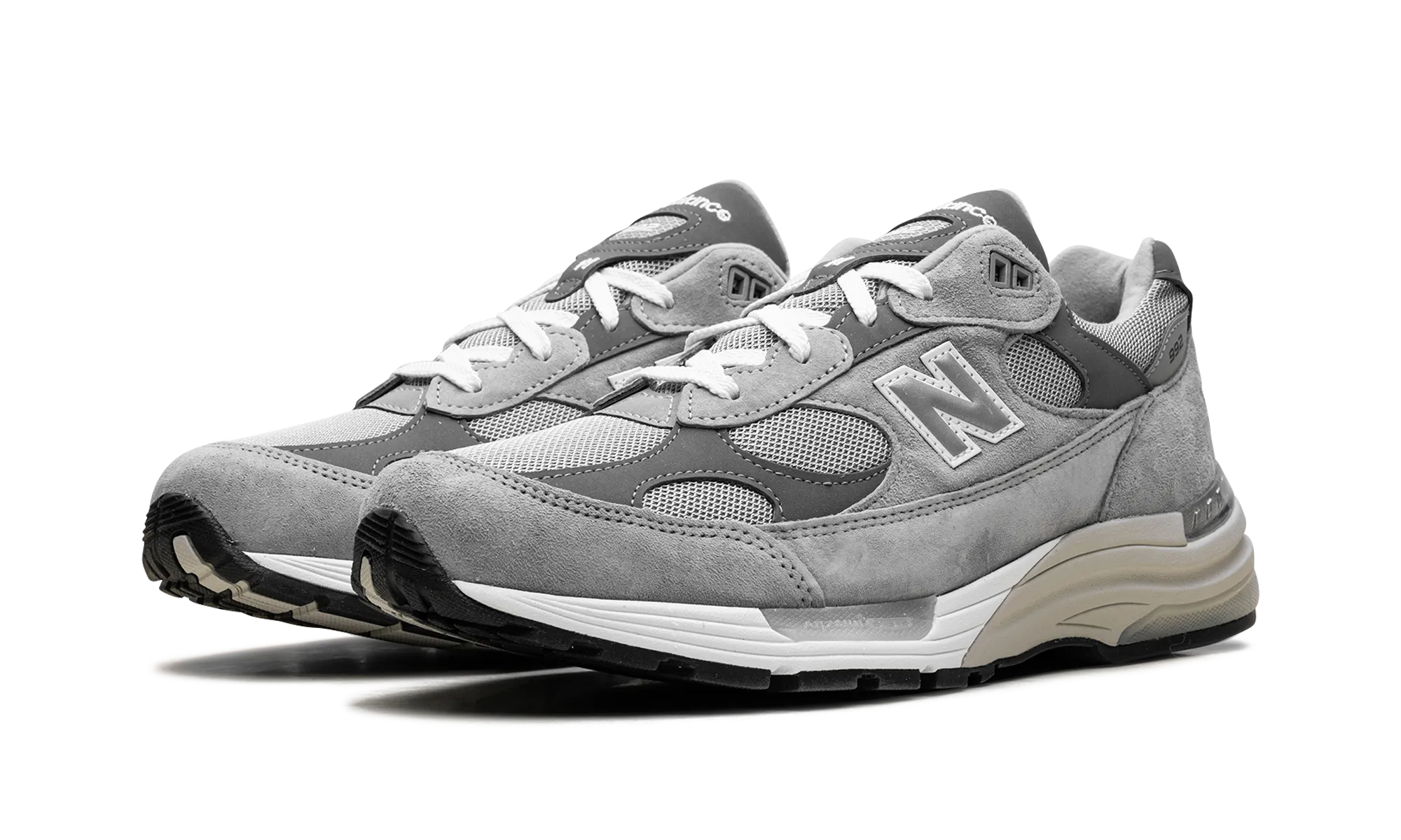 992 "Made in USA - Grey Silver Metallic" new balance mens comfort shoes