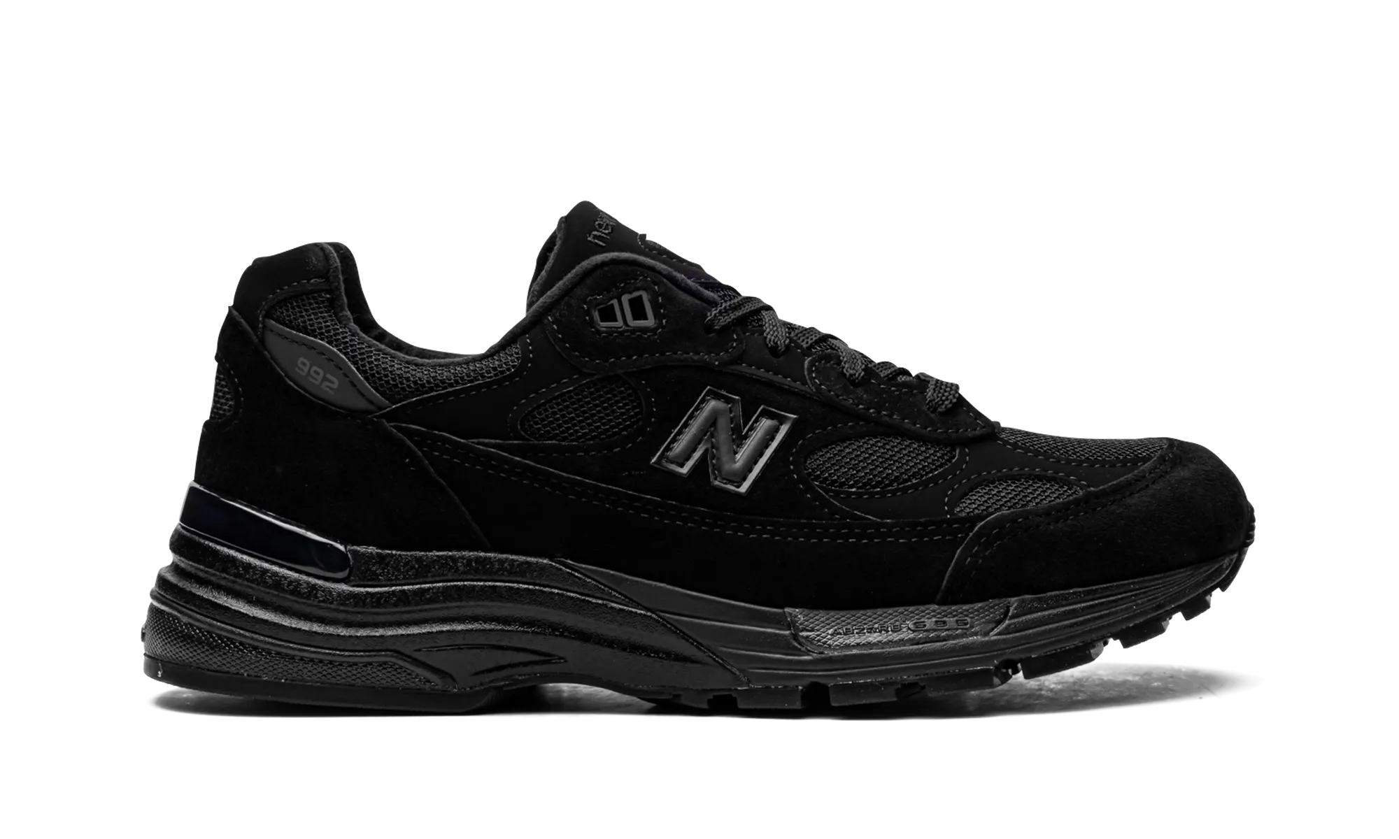 992 "Triple Black" new balance mens runners