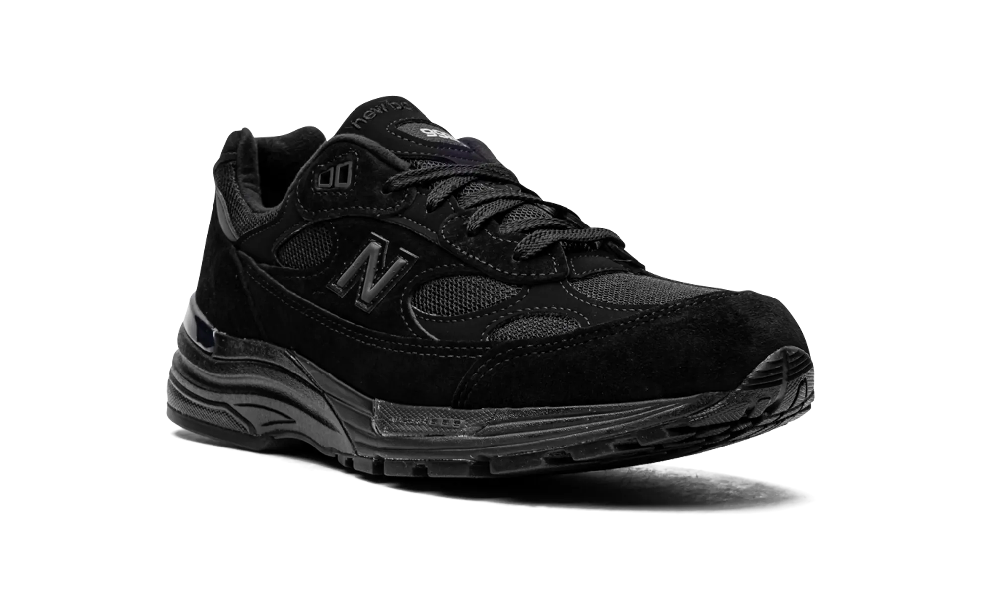 992 "Triple Black" new balance mens runners