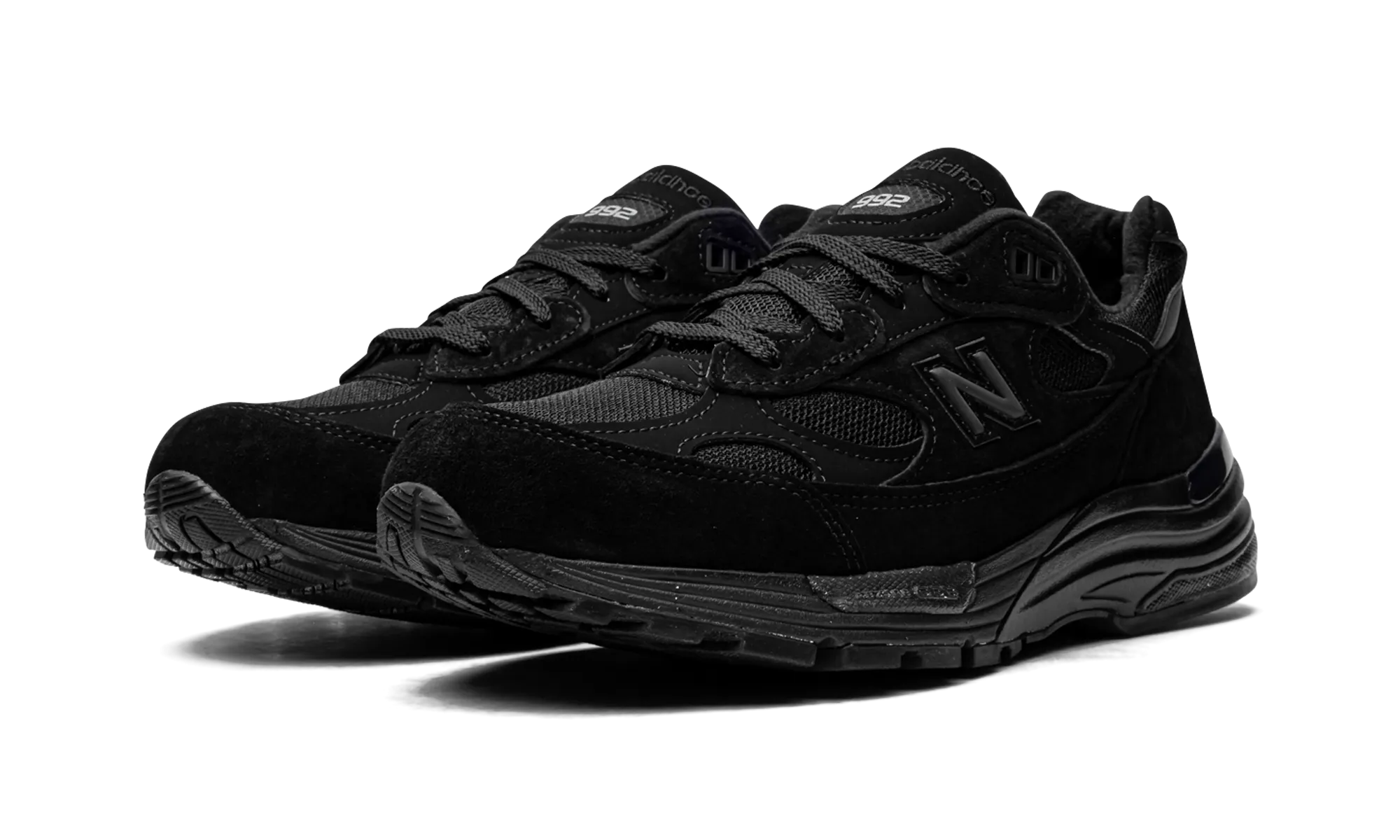 992 "Triple Black" new balance mens runners
