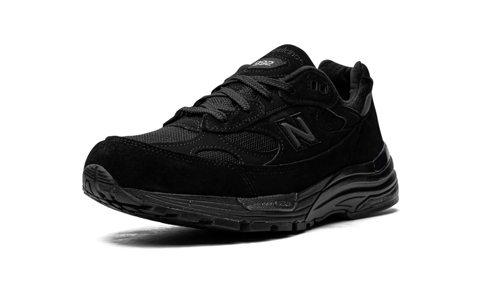 992 "Triple Black" new balance mens runners