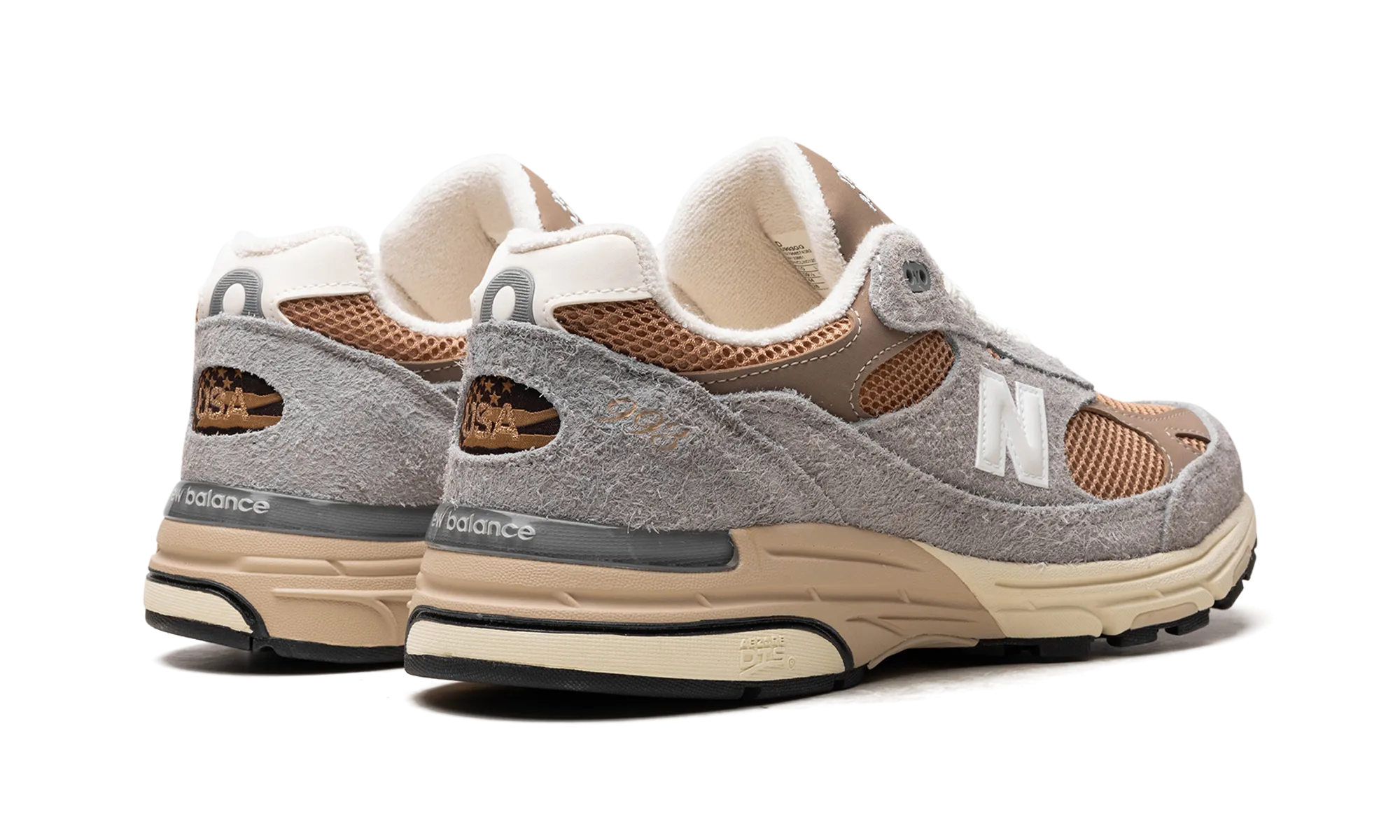 993 "Teddy Santis - Made in USA 'Shadow Grey Driftwood'" new balance mesh athletic shoes