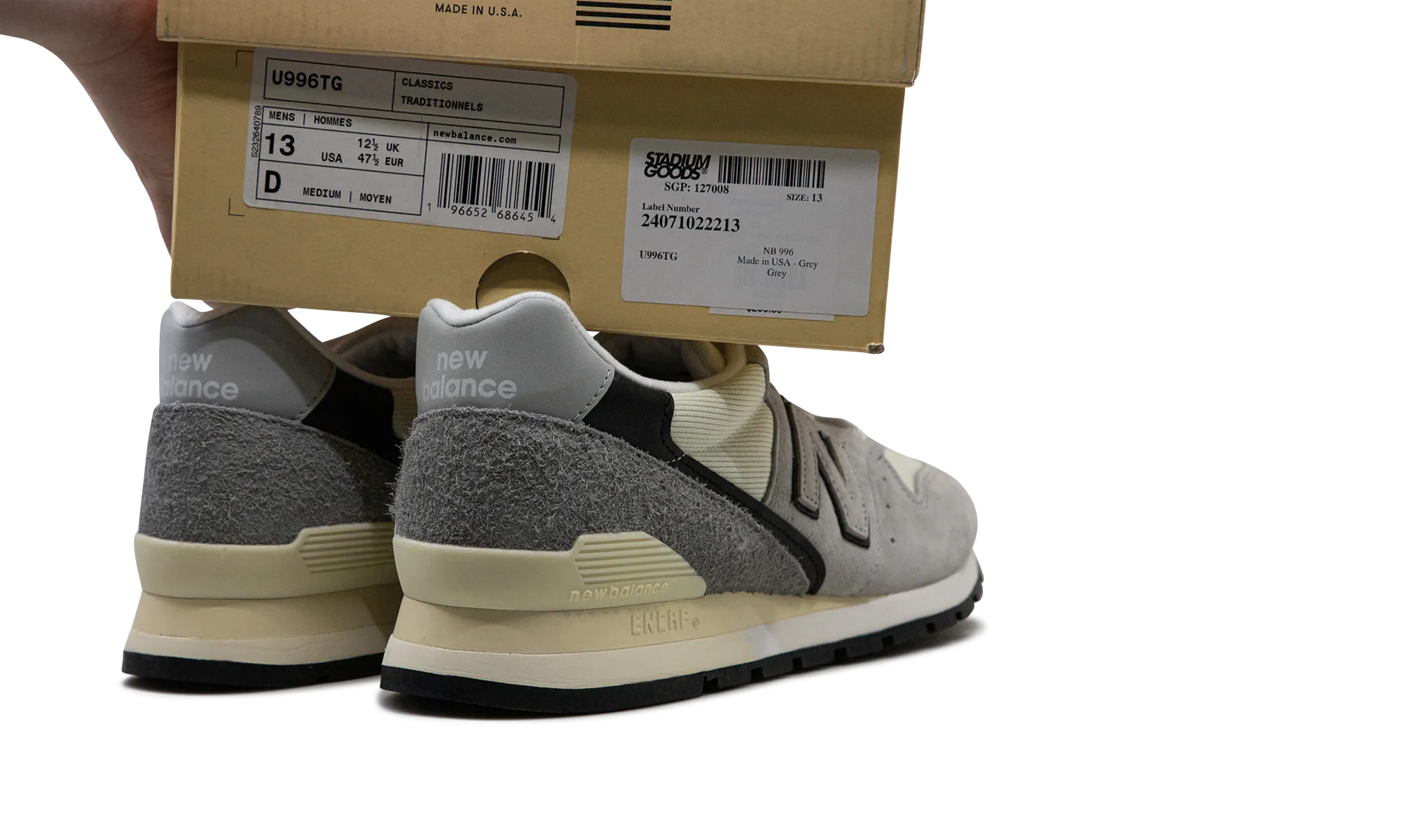 996 "Made in USA - Grey" new balance mens runners
