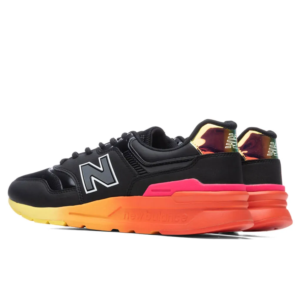 997 - Black/Sunset New Balance Arch Support Sneakers