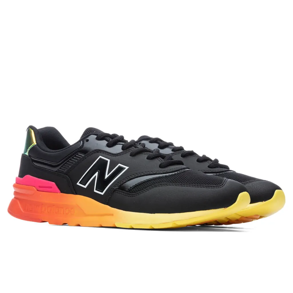 997 - Black/Sunset New Balance Arch Support Sneakers