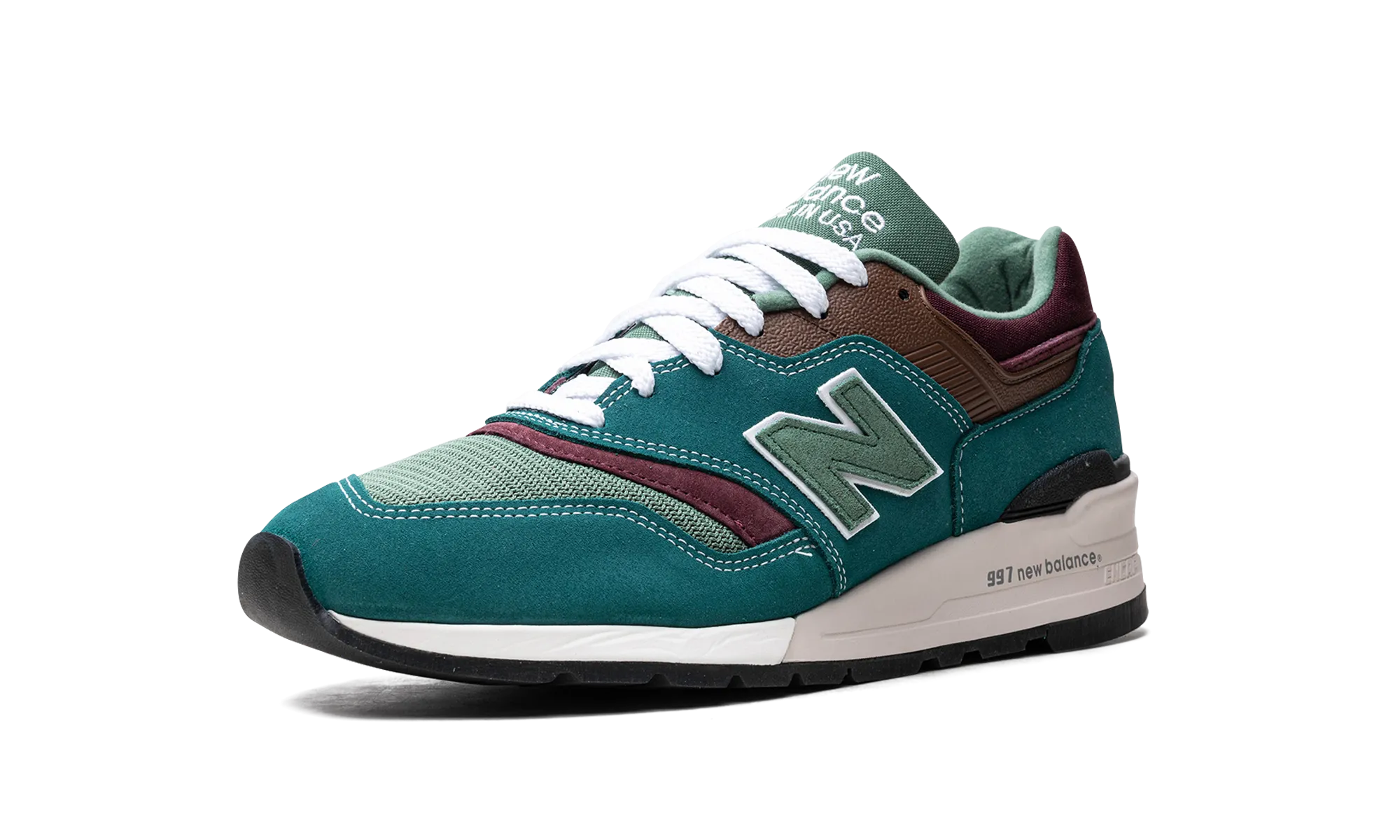997 "Made in USA - Vintage Teal / Jade" new balance mens casual sneakers