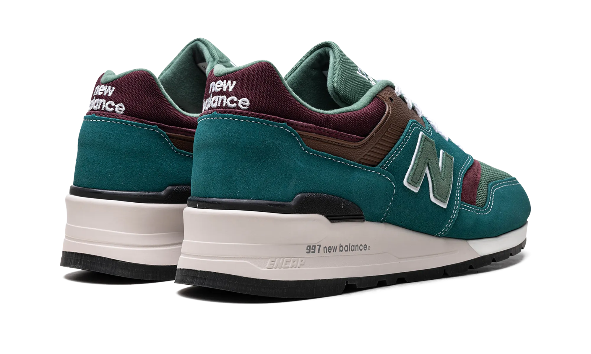 997 "Made in USA - Vintage Teal / Jade" new balance mens casual sneakers