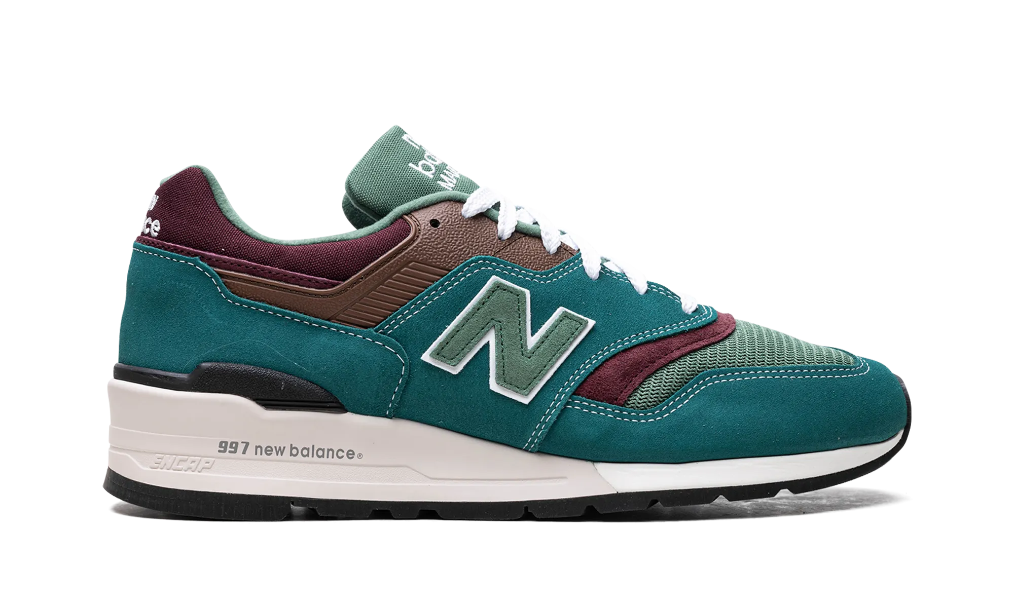 997 "Made in USA - Vintage Teal / Jade" new balance mens casual sneakers