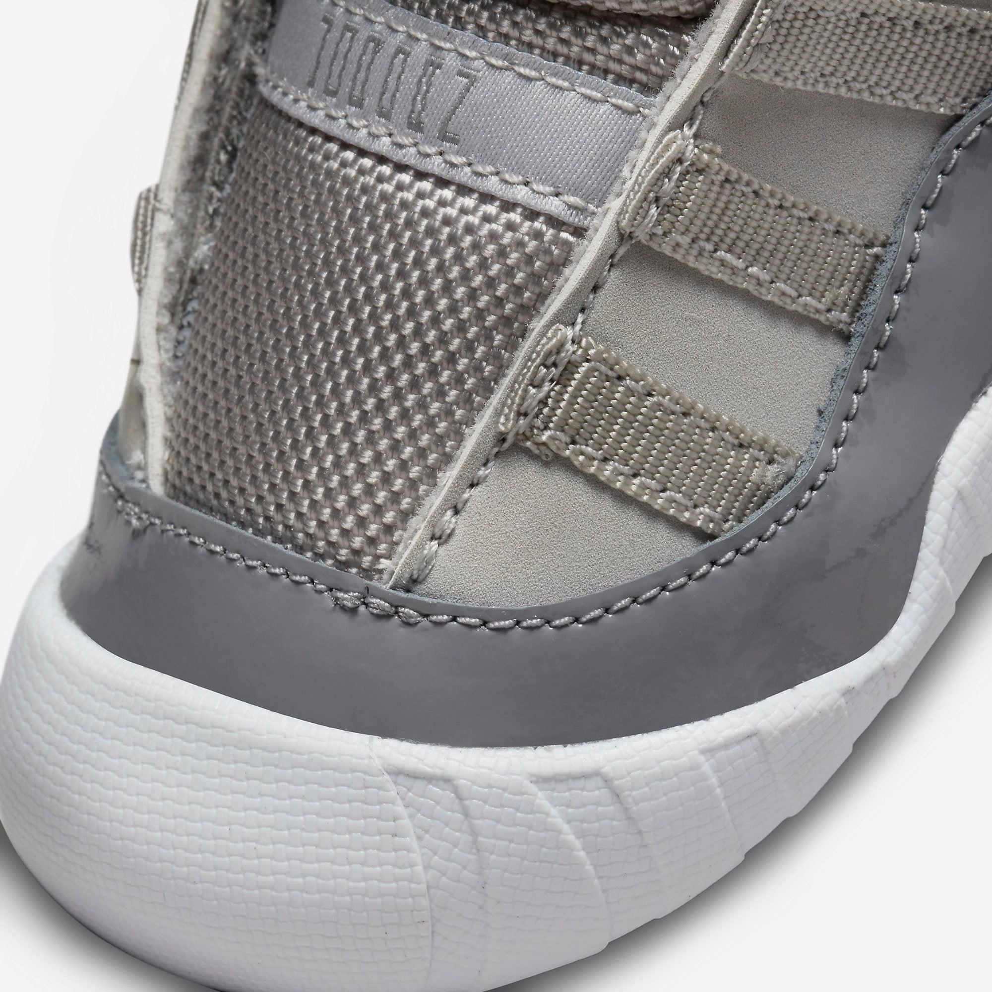 (Crib Bootie) Air Jordan 11 Retro 'Cool Grey' (2021) CI6165-005 Air Jordan 11 Patent Basketball Shoes