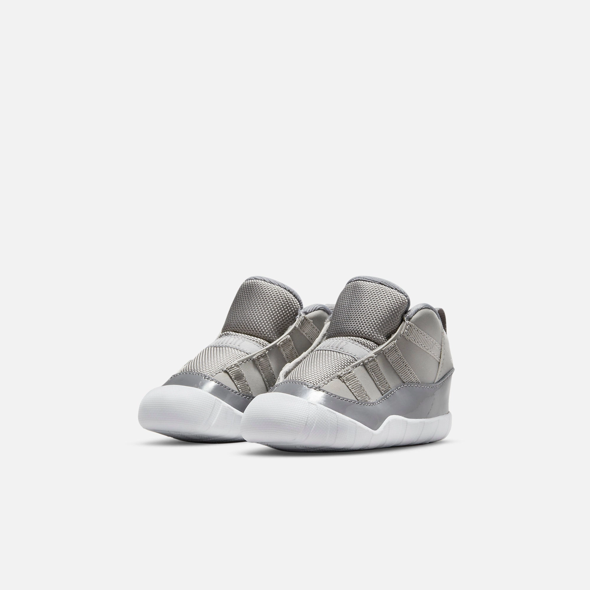 (Crib Bootie) Air Jordan 11 Retro 'Cool Grey' (2021) CI6165-005 Air Jordan 11 Patent Basketball Shoes
