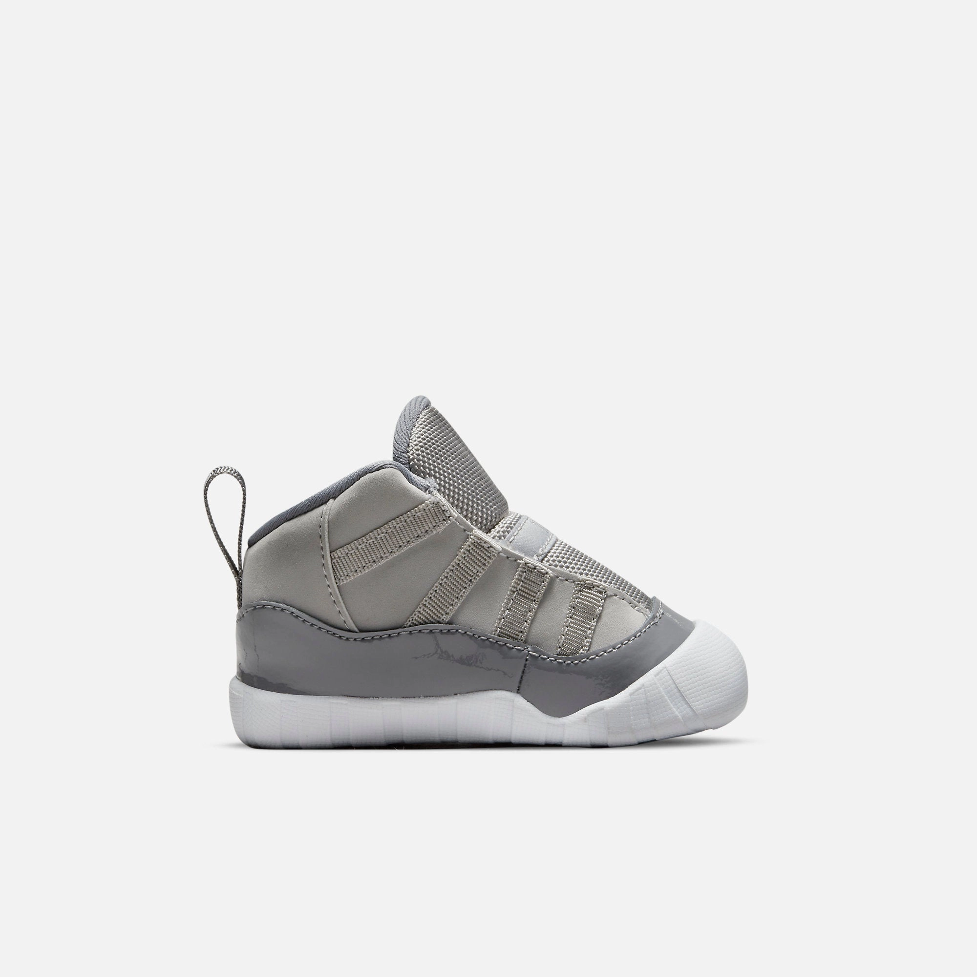 (Crib Bootie) Air Jordan 11 Retro 'Cool Grey' (2021) CI6165-005 Air Jordan 11 Patent Basketball Shoes