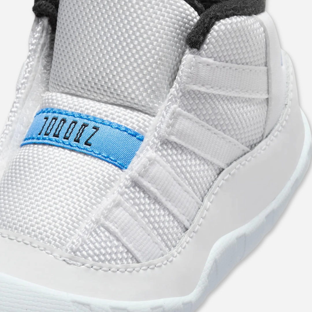 (Crib Bootie) Air Jordan 11 Retro 'Legend Blue / Columbia' (2024) CI6165-104 Air Jordan 11 Patent Basketball Shoes