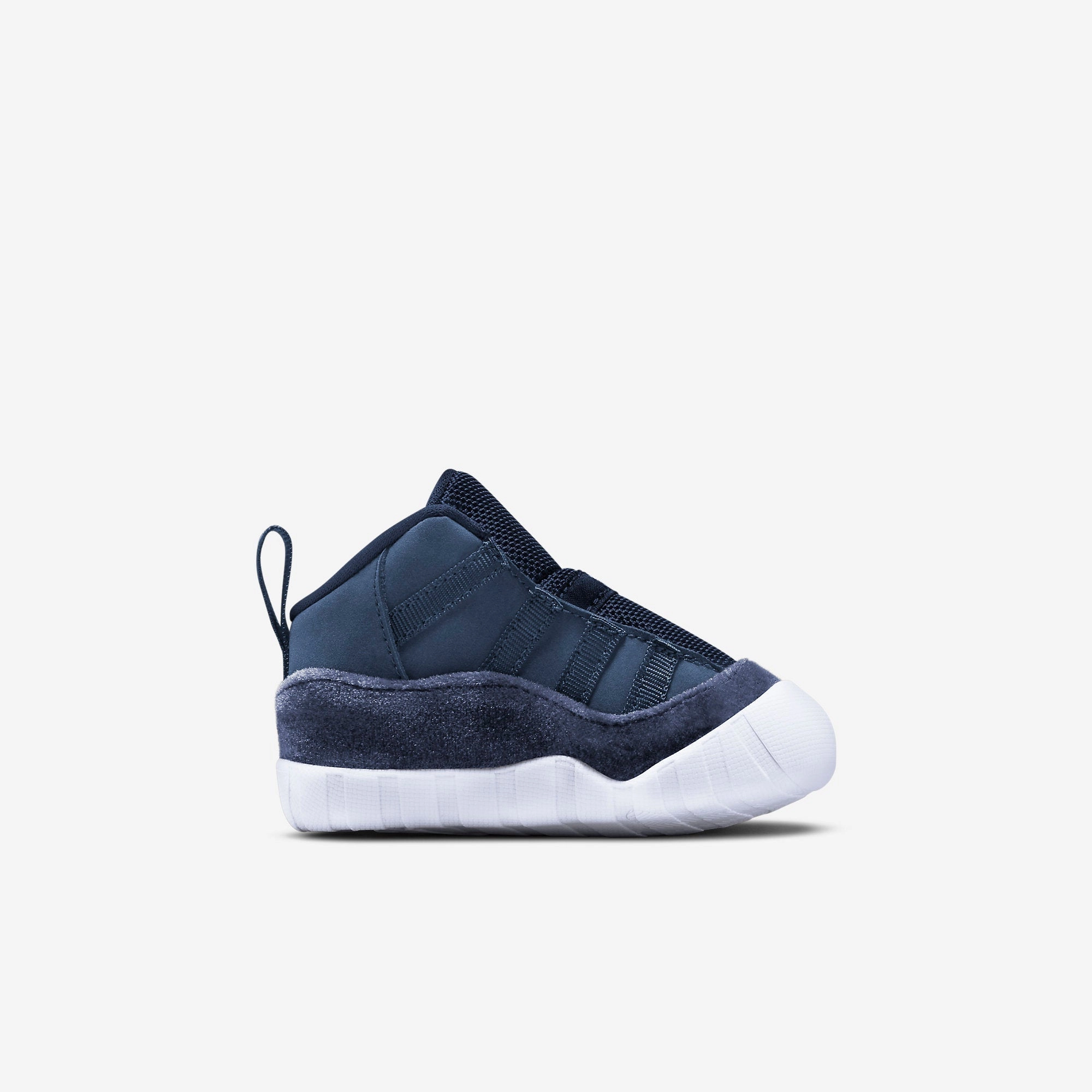 (Crib Bootie) Air Jordan 11 Retro 'Midnight Navy Velvet' (2022) FB1968-441 Air Jordan 11 Patent Basketball Shoes