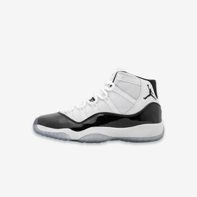 (GS) Air Jordan 11 Retro 'Concord' (2018) 378038-100 Air Jordan 11 basketball shoes with patent look