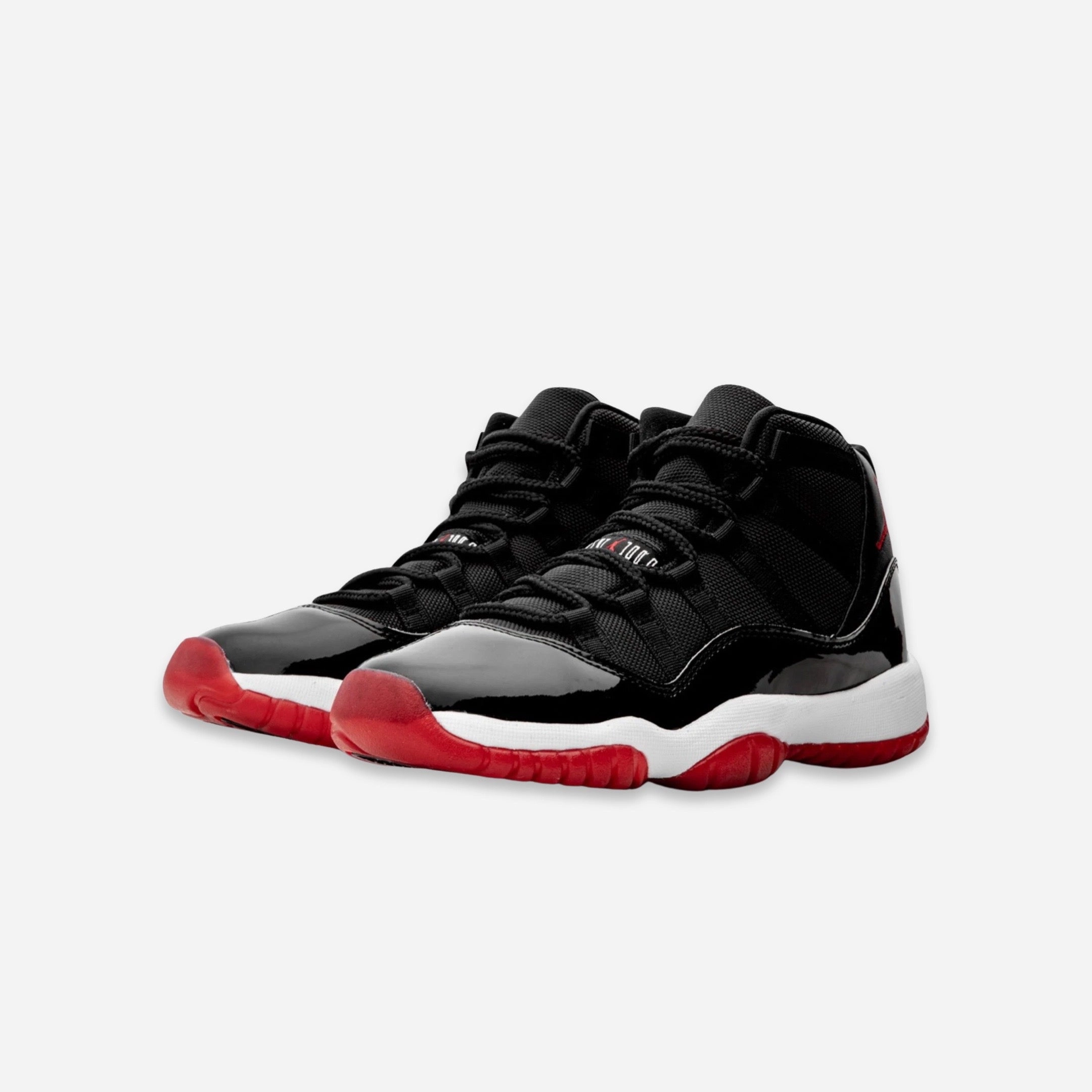 (GS) Air Jordan 11 Retro 'Playoffs / Bred' (2019) 378038-061 Air Jordan 11 Patent Basketball Shoes