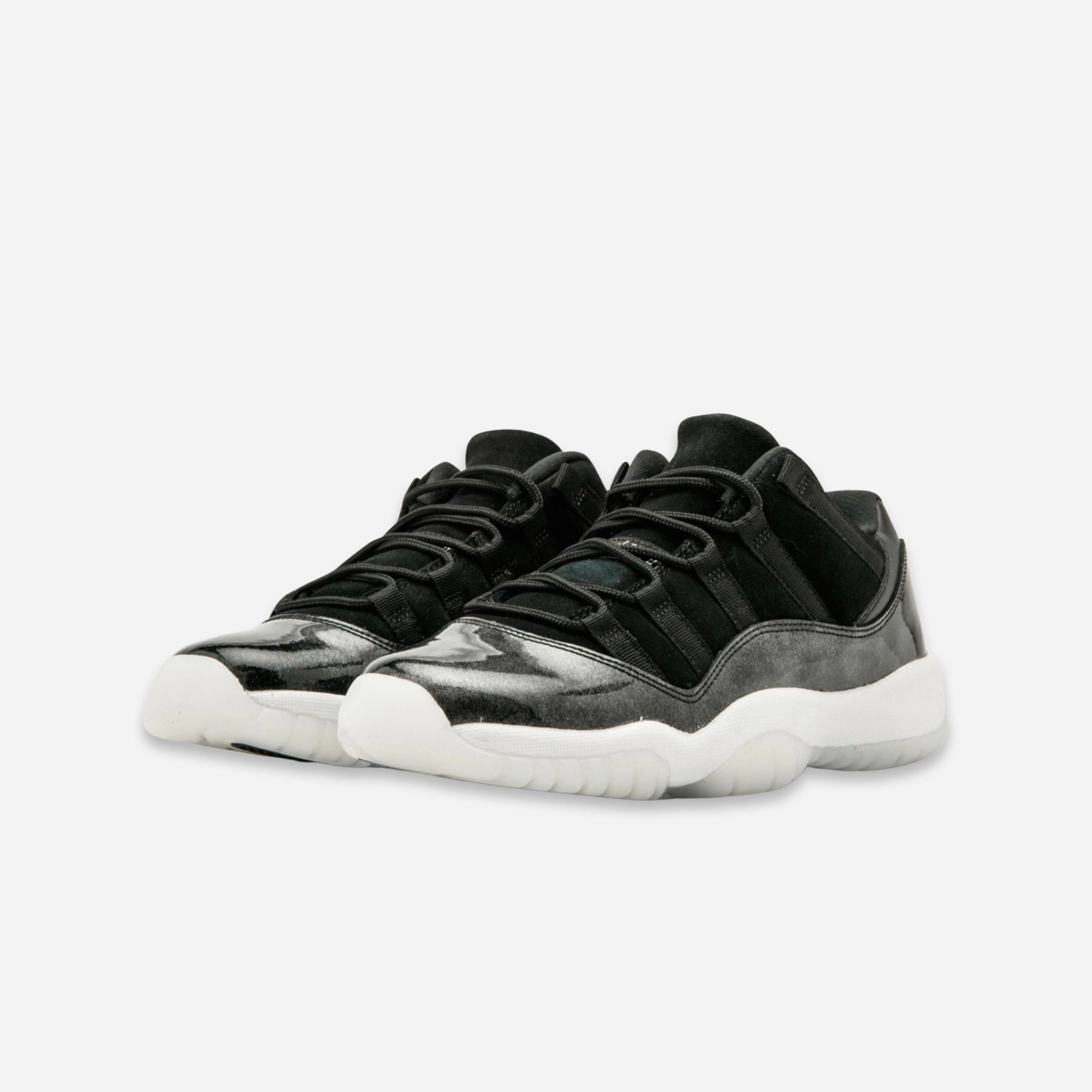 (GS) Air Jordan 11 Retro Low 'Barons' (2017) 528896-010 Air Jordan 11 Patent Basketball Shoes
